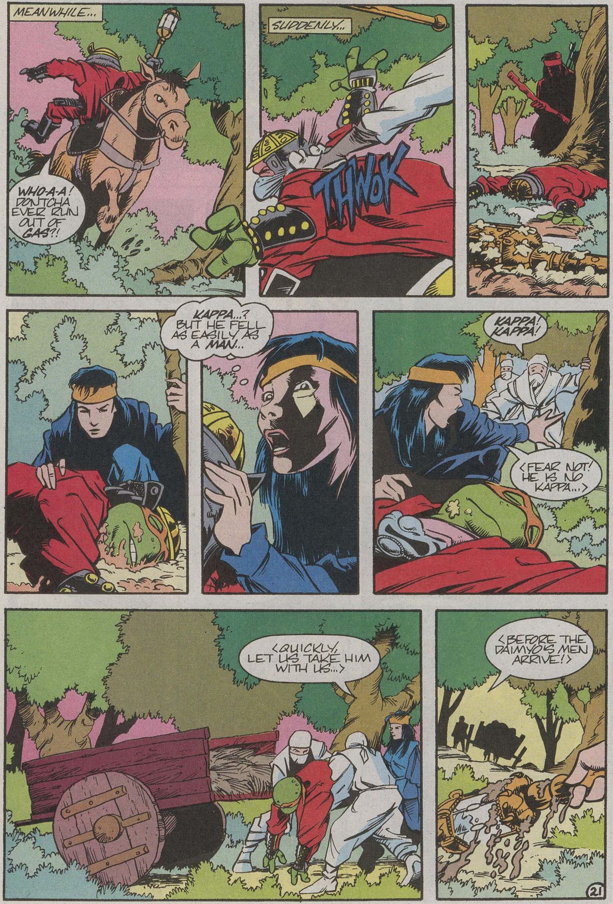 Read online Teenage Mutant Ninja Turtles III The Movie: The Turtles Are Back...In Time! comic -  Issue # Full - 22