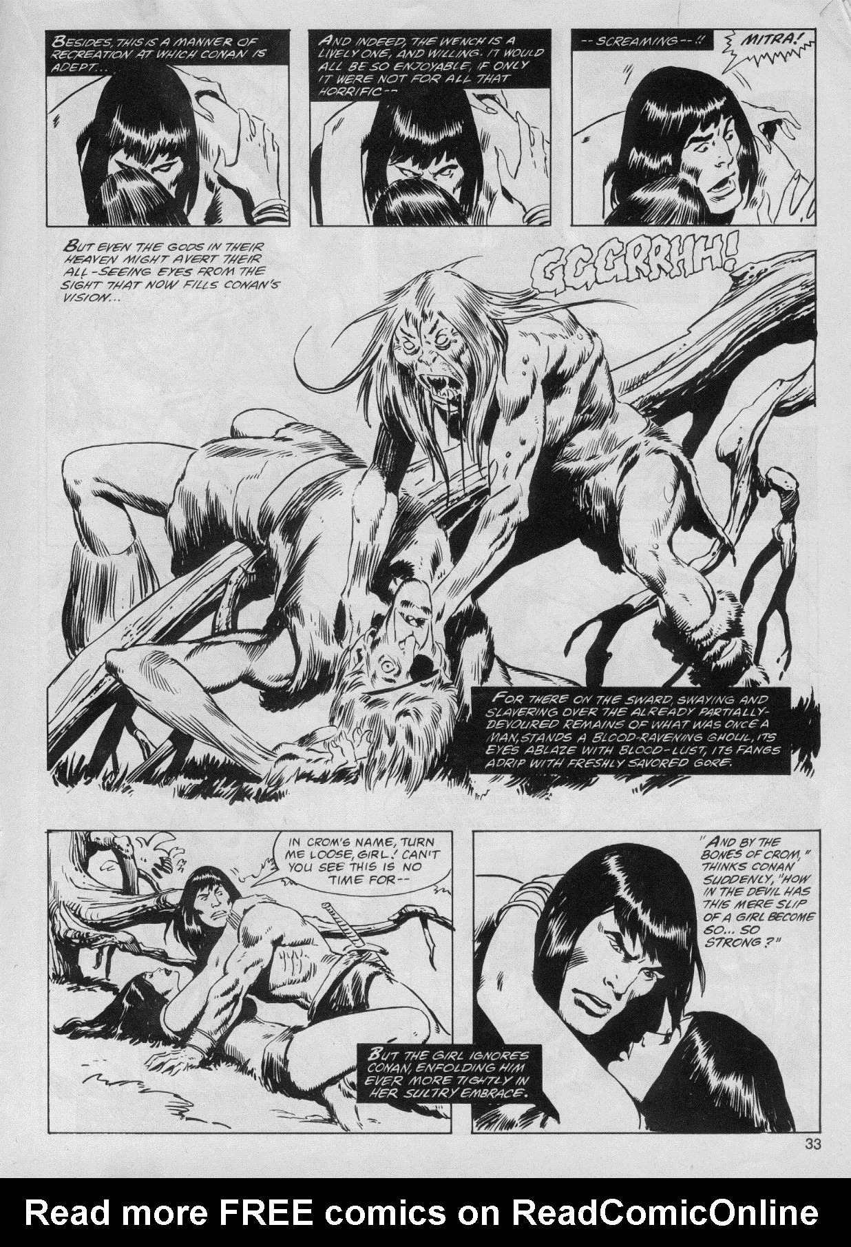 Read online The Savage Sword Of Conan comic -  Issue #61 - 33