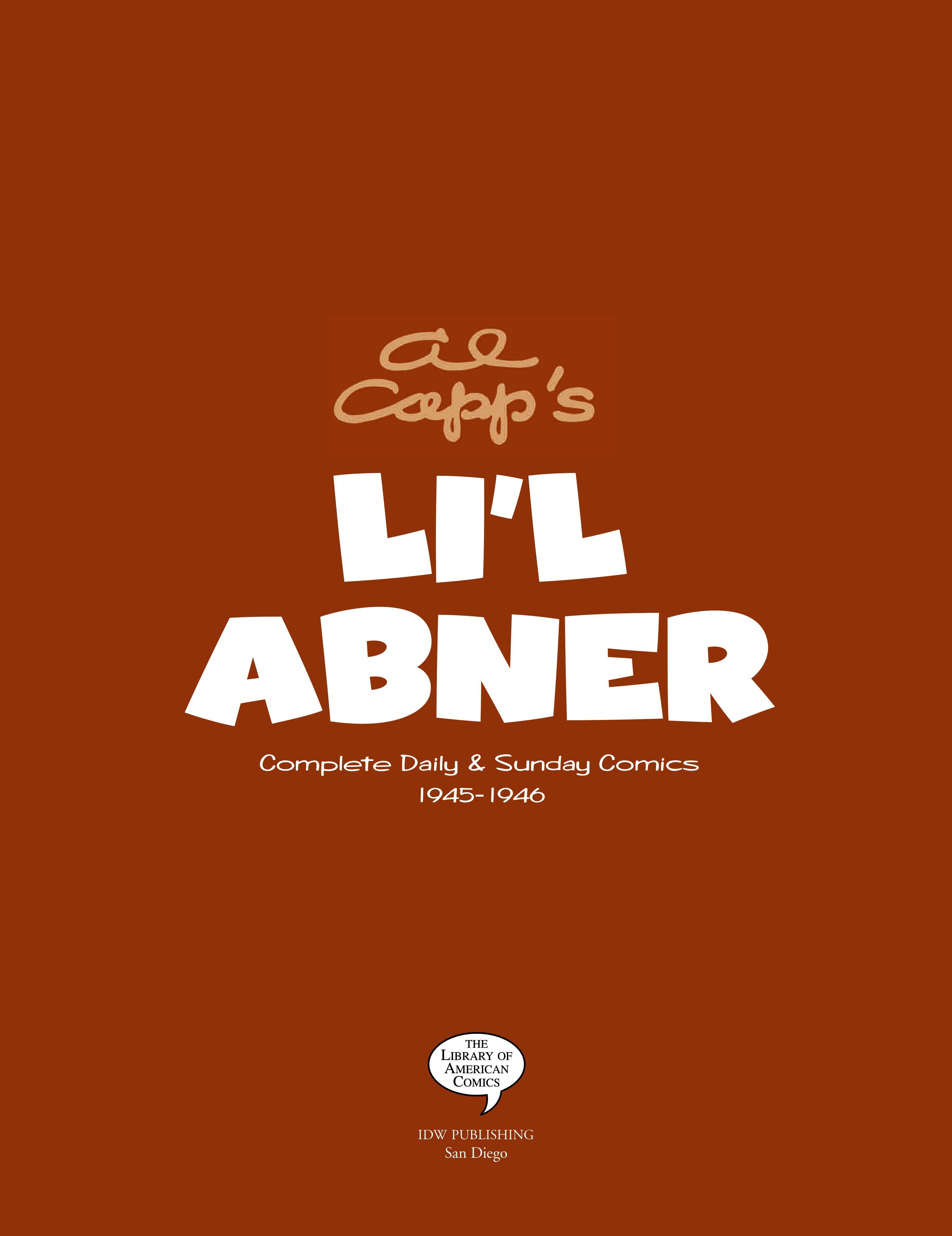Read online Al Capp's Li'l Abner Complete Daily & Color Sunday Comics comic -  Issue # TPB 6 (Part 1) - 3