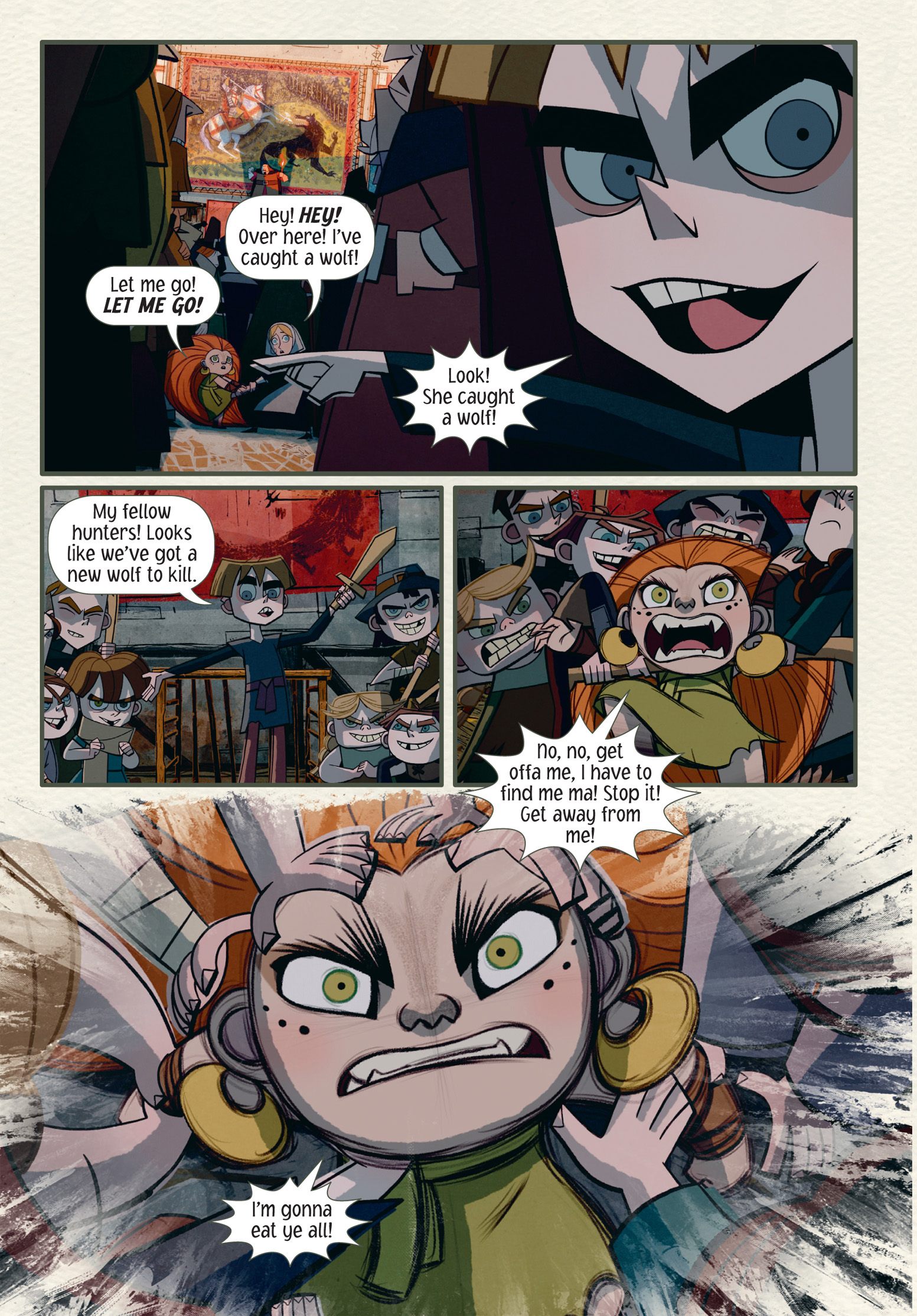 Read online Wolfwalkers: The Graphic Novel comic -  Issue # TPB (Part 2) - 93