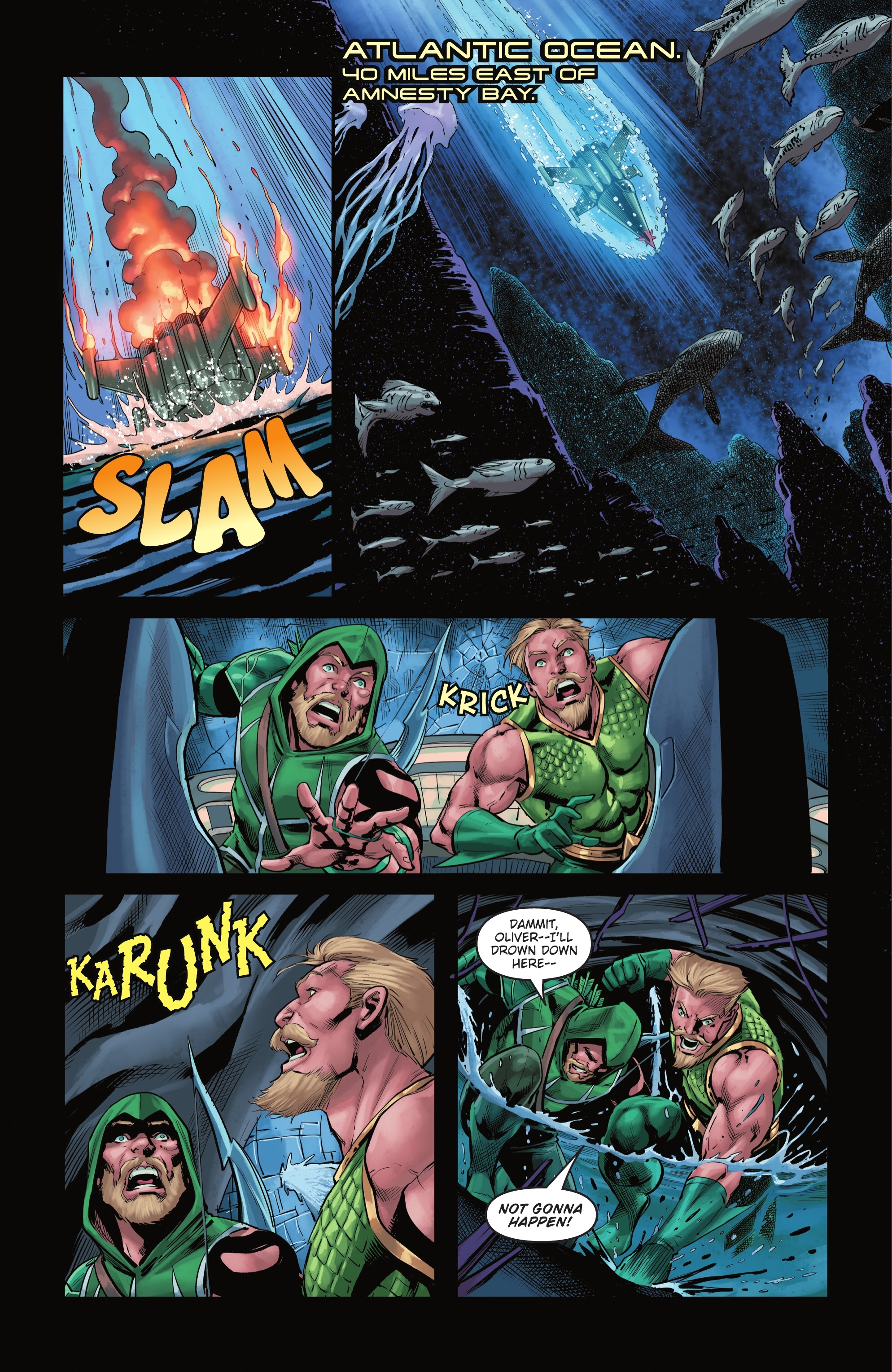 Read online Aquaman/Green Arrow - Deep Target comic -  Issue #4 - 19