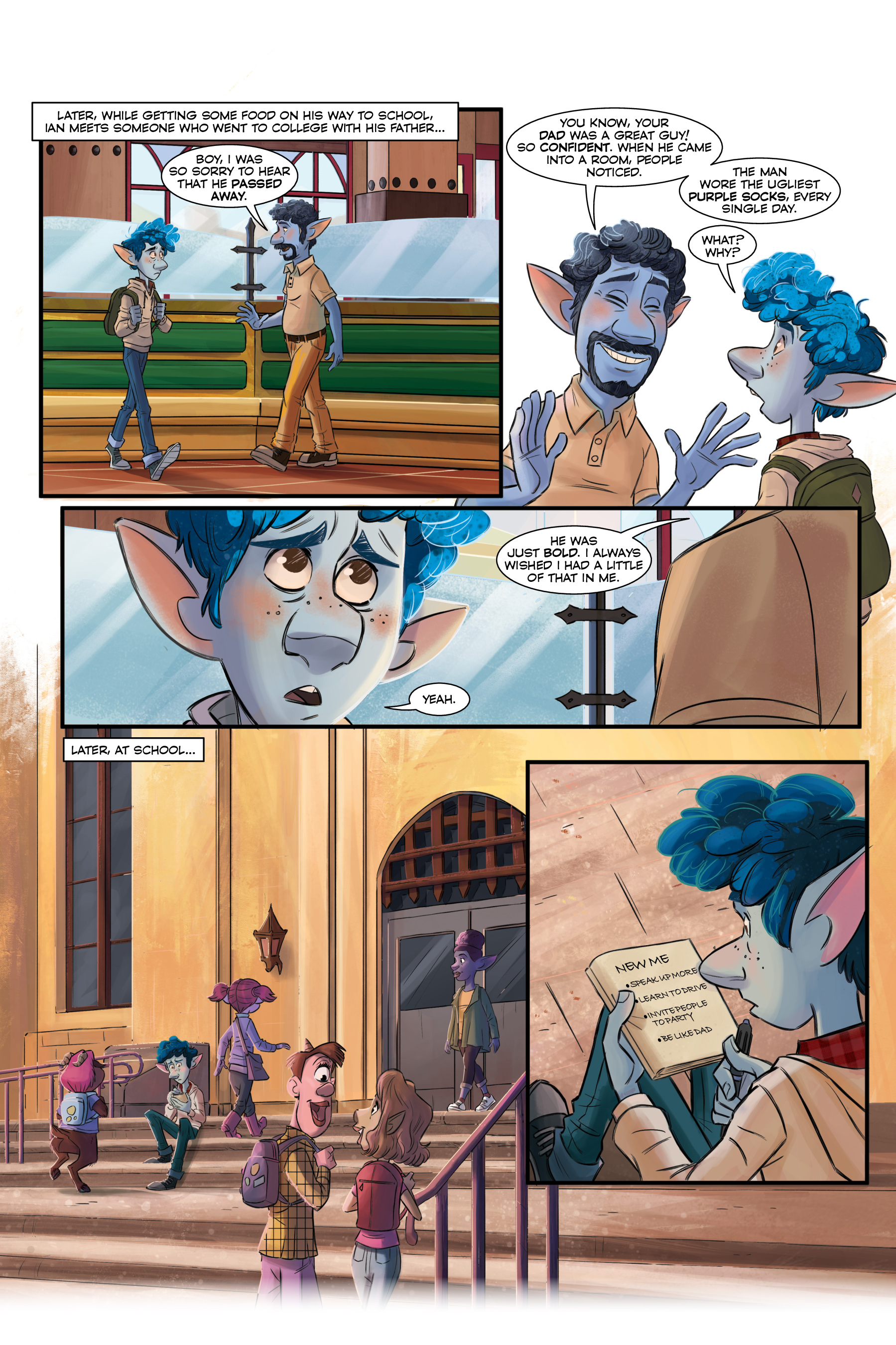 Read online Onward: The Story of the Movie in Comics comic -  Issue # TPB - 15