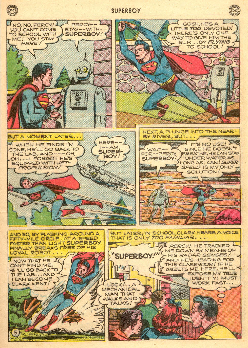 Read online Superboy (1949) comic -  Issue #9 - 6