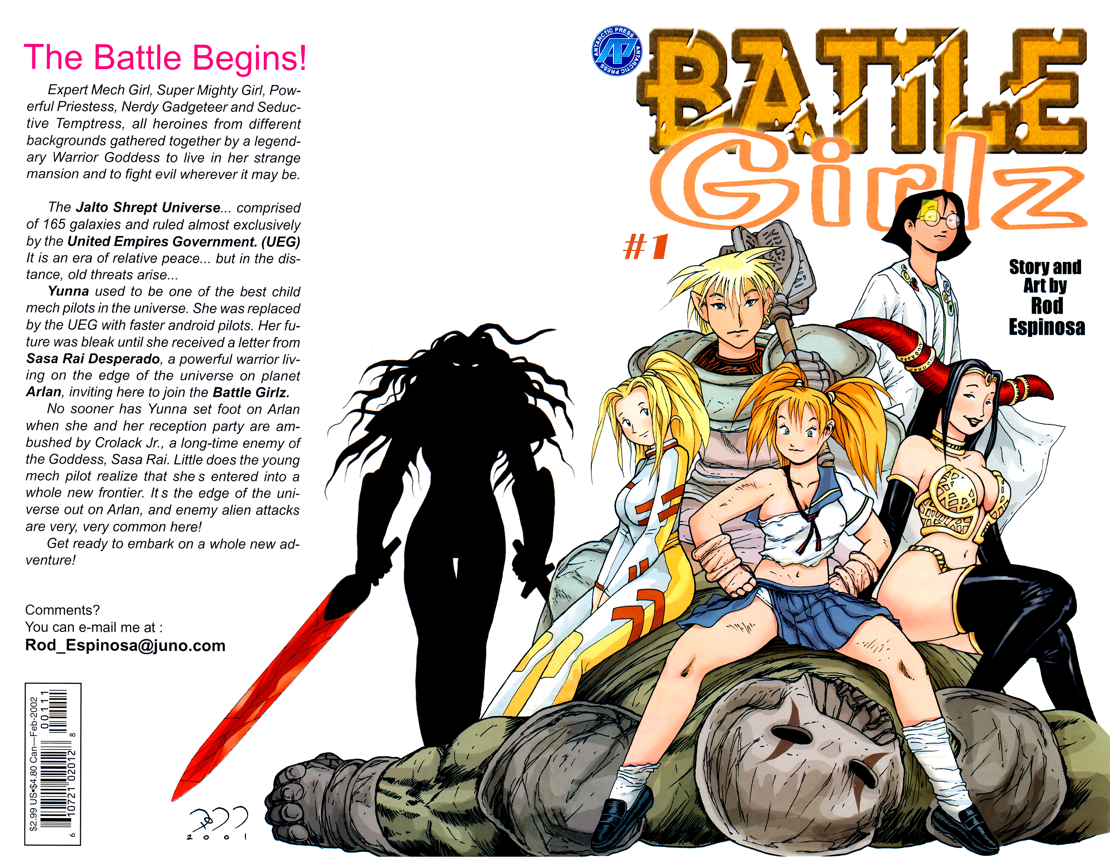 Read online Battle Girlz comic -  Issue #1 - 1