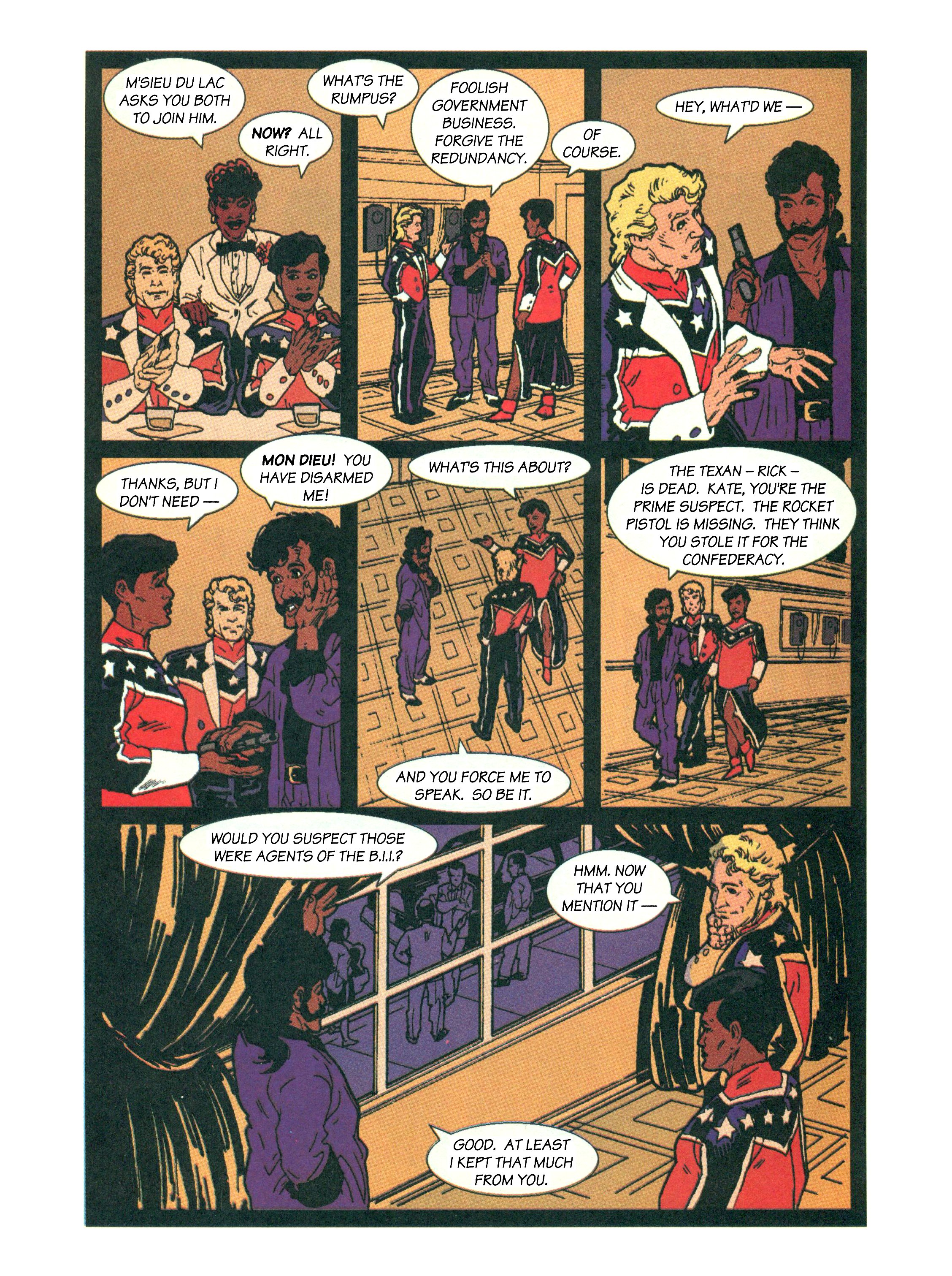 Read online Captain Confederacy (1991) comic -  Issue #3 - 5