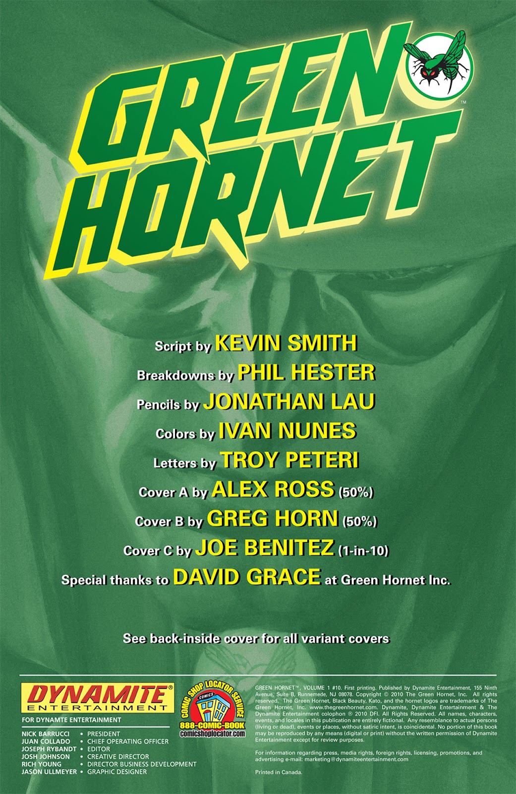 Green Hornet (2010) issue 10 - Page 2