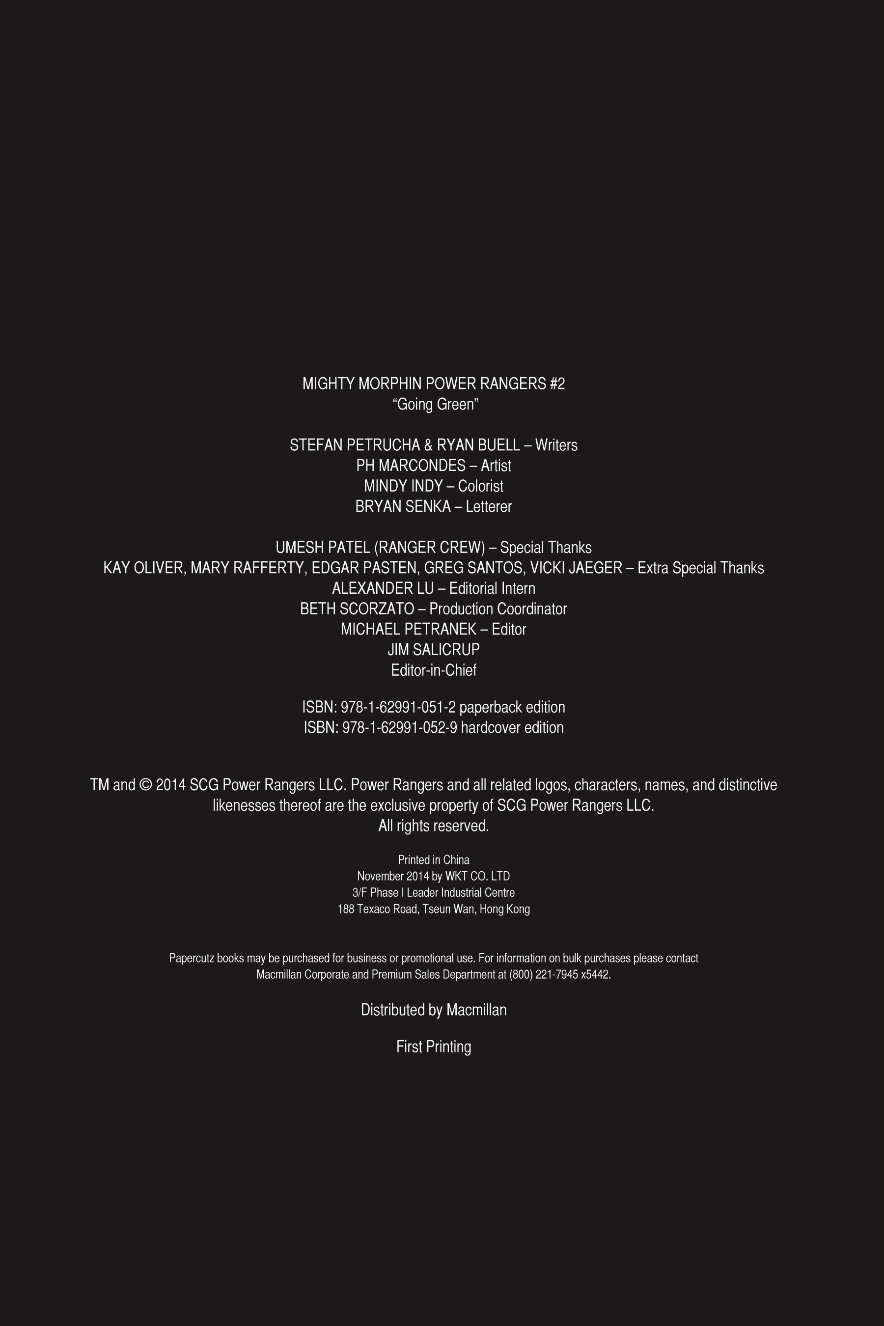 Read online Mighty Morphin Power Rangers: Going Green comic -  Issue # Full - 5