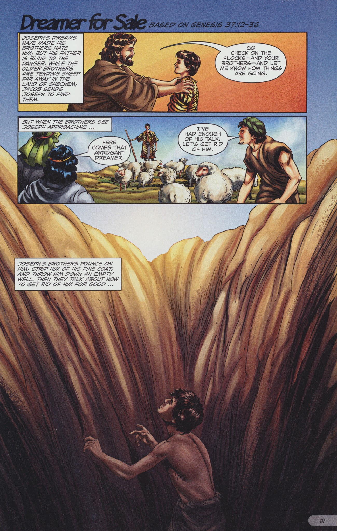 Read online The Action Bible comic -  Issue # TPB 1 - 95