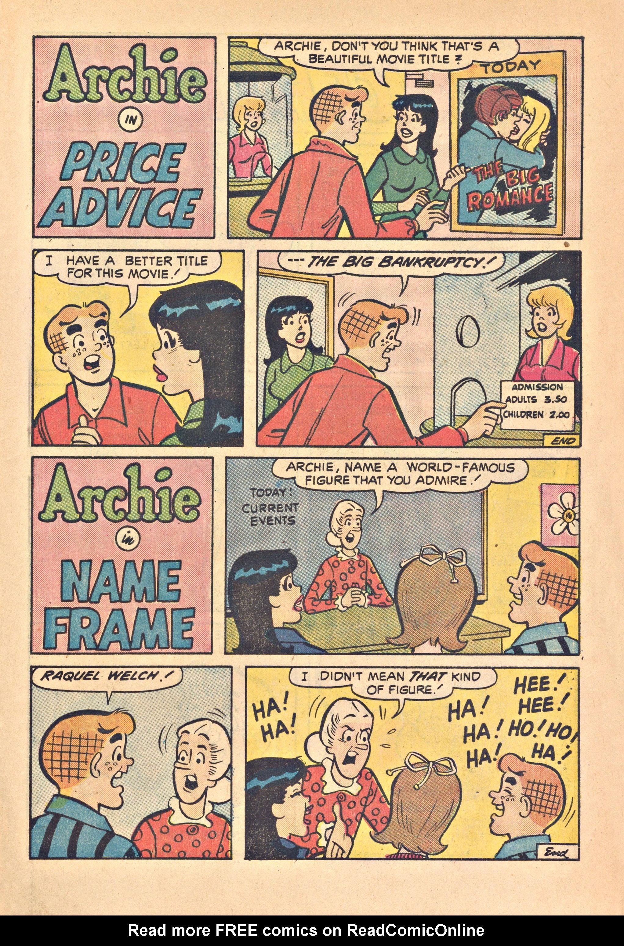 Read online Archie's Joke Book Magazine comic -  Issue #175 - 31