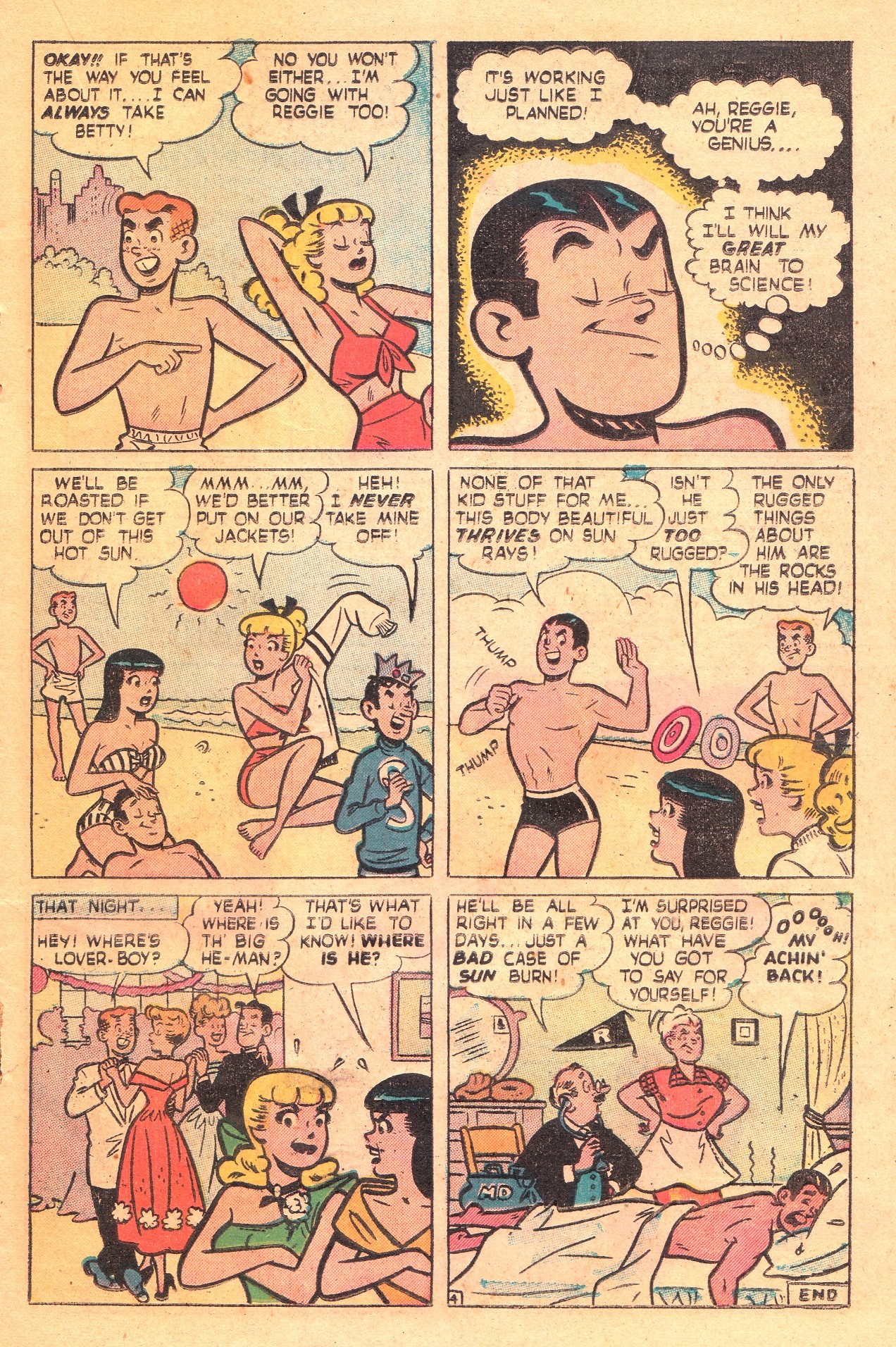 Read online Archie's Rival Reggie comic -  Issue #6 - 17