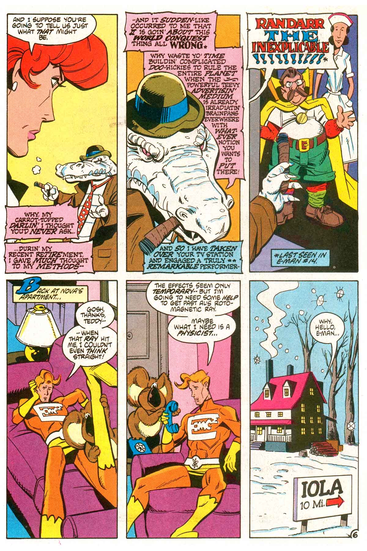 Read online E-Man (1983) comic -  Issue #23 - 9