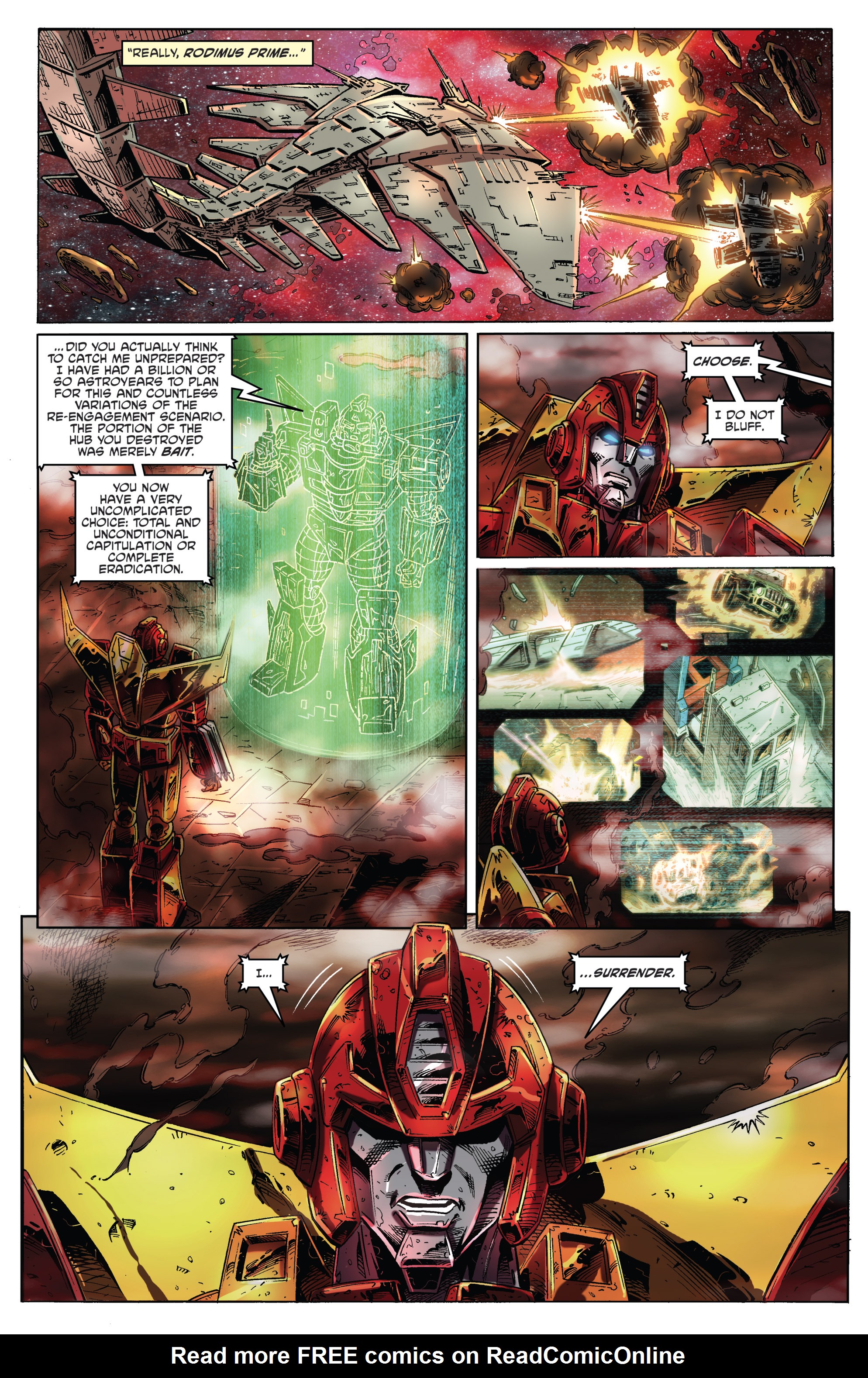 Read online The Transformers: Regeneration One comic -  Issue #98 - 23
