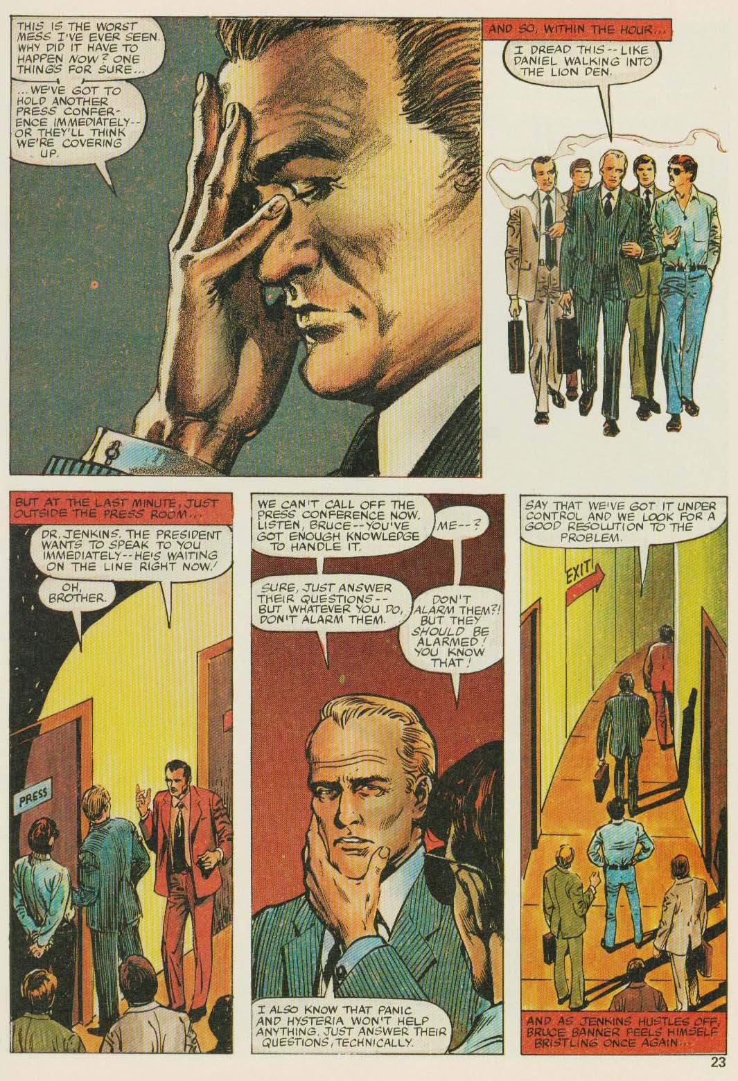 Read online Hulk (1978) comic -  Issue #20 - 23