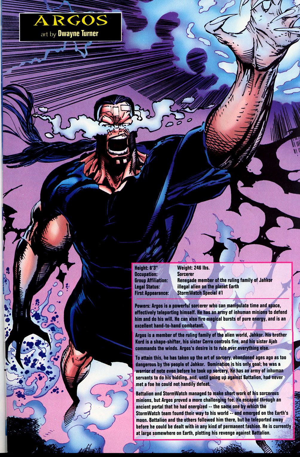 Read online Stormwatch Sourcebook comic -  Issue # Full - 20