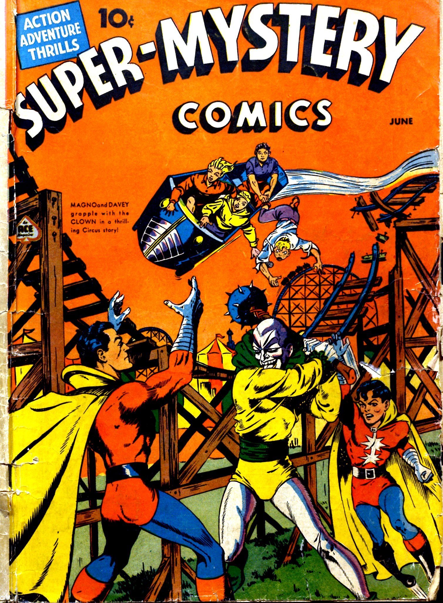Read online Super-Mystery Comics comic -  Issue #8 - 1
