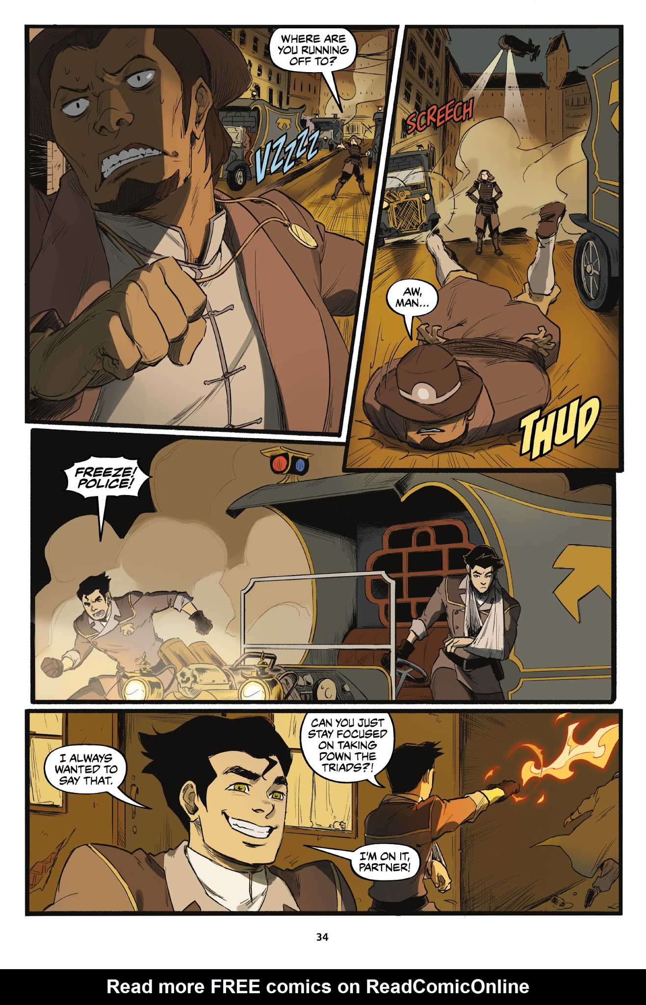 Read online Nickelodeon The Legend of Korra – Turf Wars comic -  Issue #1 - 35