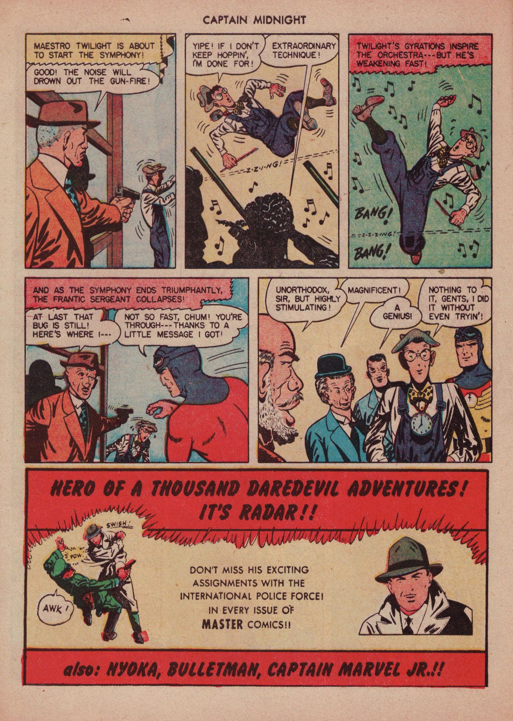Read online Captain Midnight (1942) comic -  Issue #41 - 32