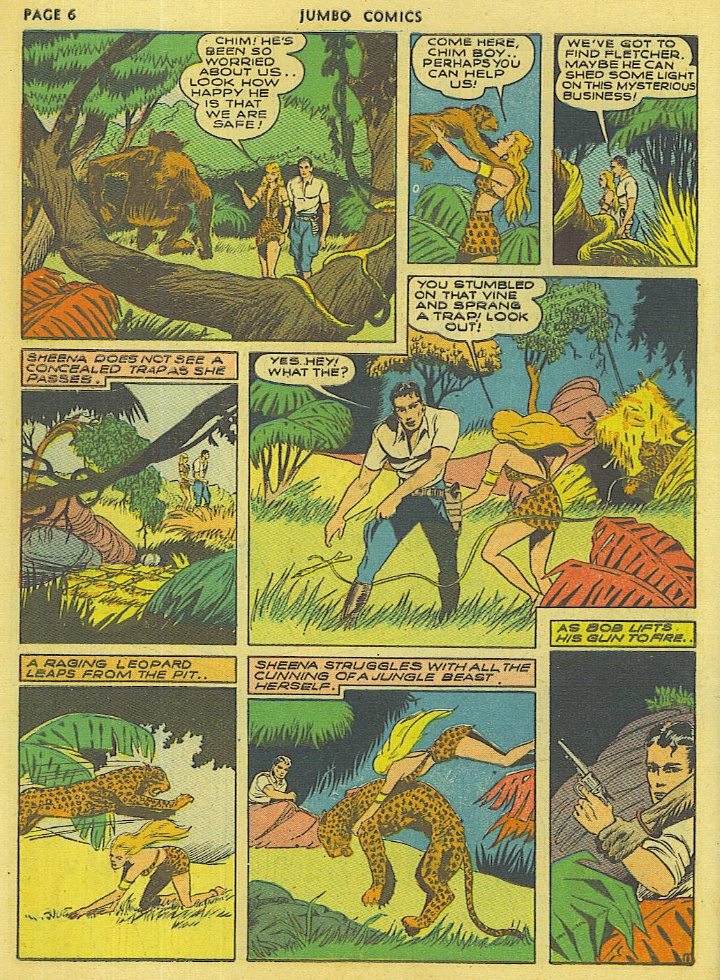 Read online Jumbo Comics comic -  Issue #28 - 8