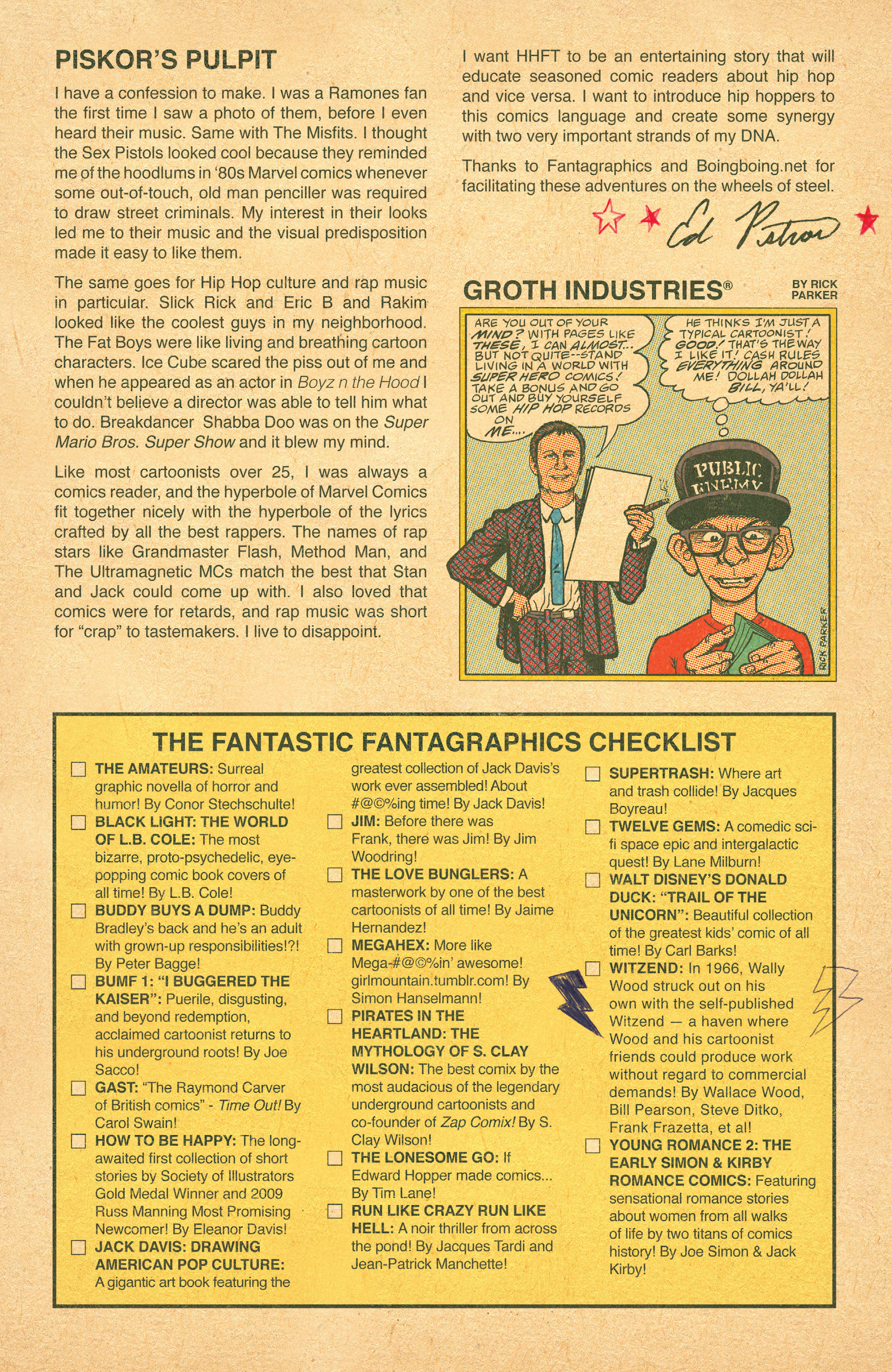 Read online Free Comic Book Day 2014 comic -  Issue # Hip Hop Family Tree Two-in-One - 32