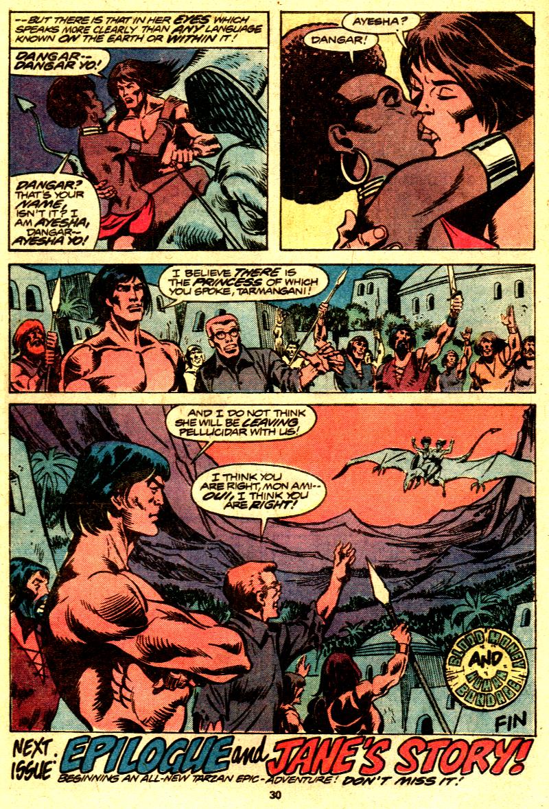 Read online Tarzan (1977) comic -  Issue #23 - 20