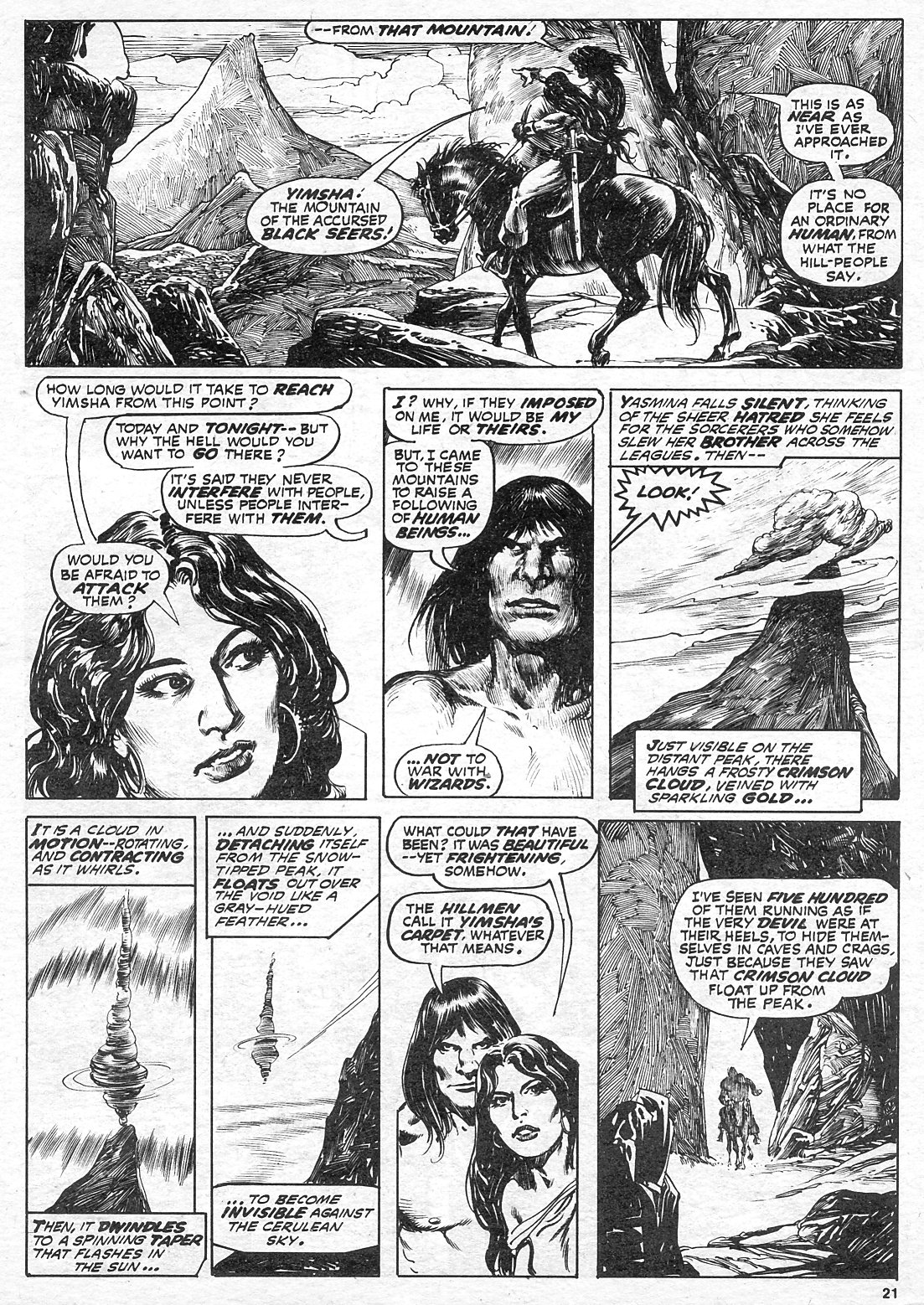 Read online The Savage Sword Of Conan comic -  Issue #17 - 21