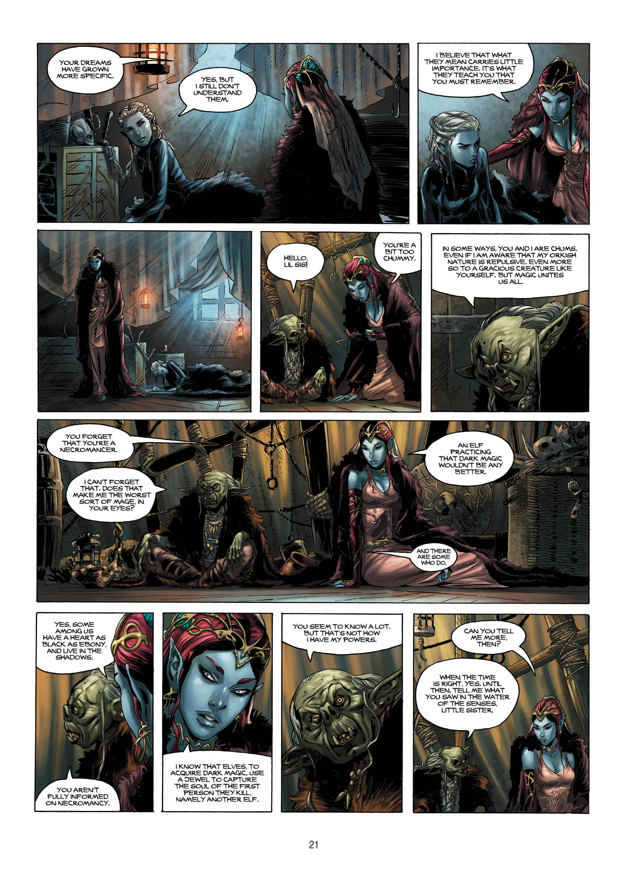 Read online Elves comic -  Issue #6 - 21