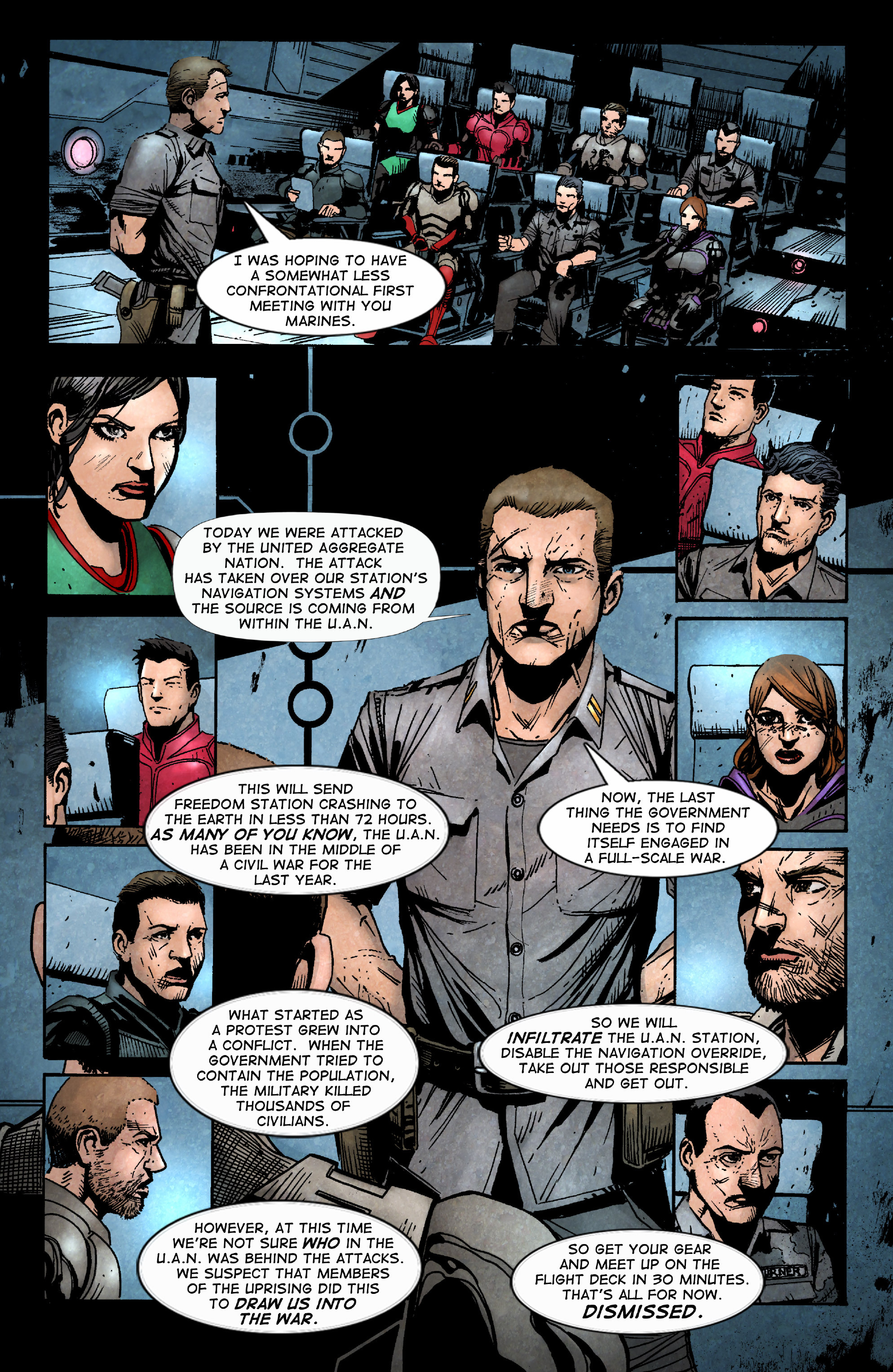 Read online The Heroes of Echo Company comic -  Issue #2 - 17