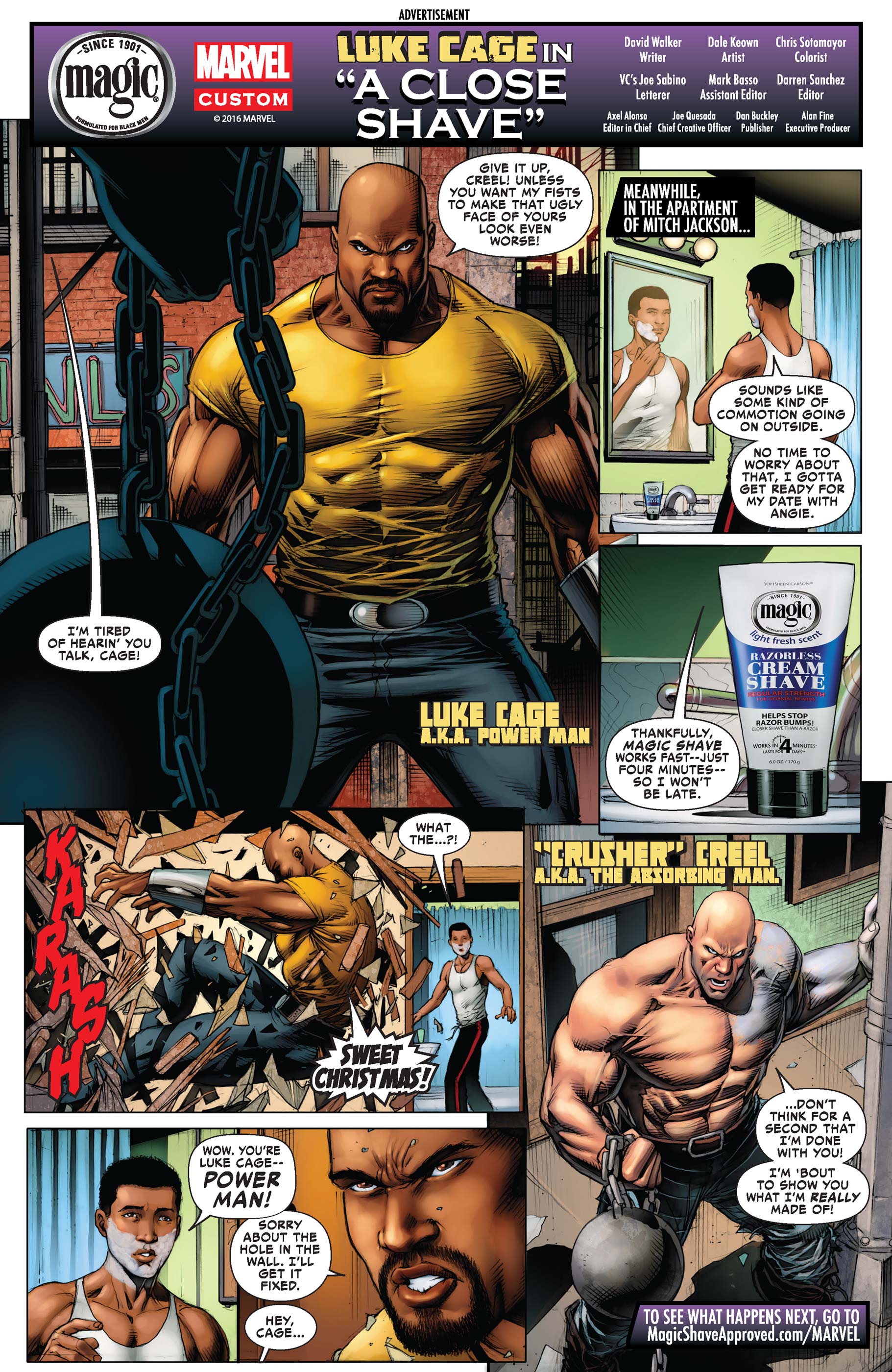 Read online Luke Cage in "A Close Shave" comic -  Issue # Full - 2