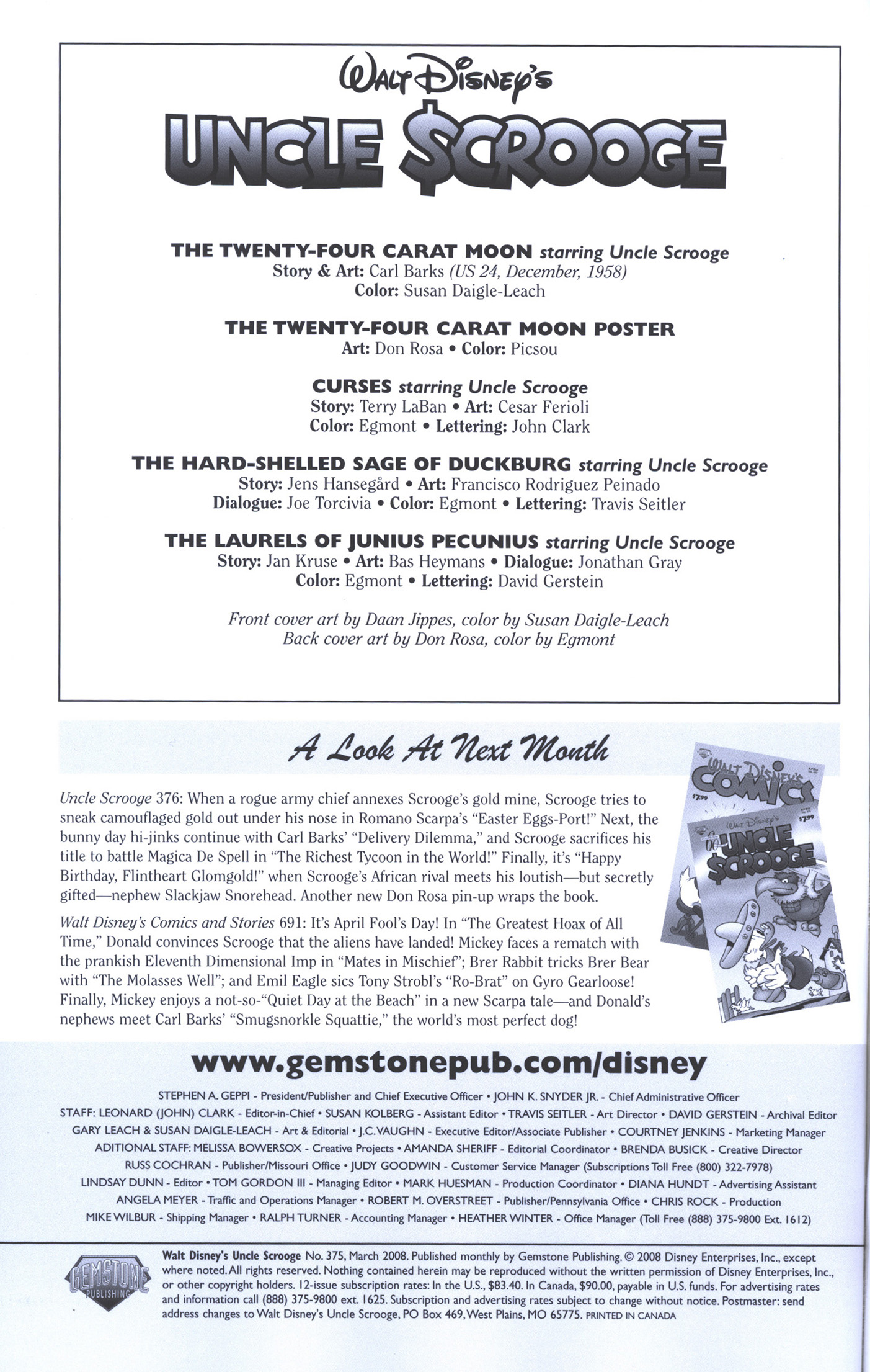 Read online Uncle Scrooge (1953) comic -  Issue #375 - 2