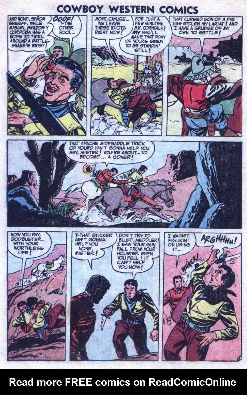 Read online Cowboy Western Comics (1953) comic -  Issue #46 - 16