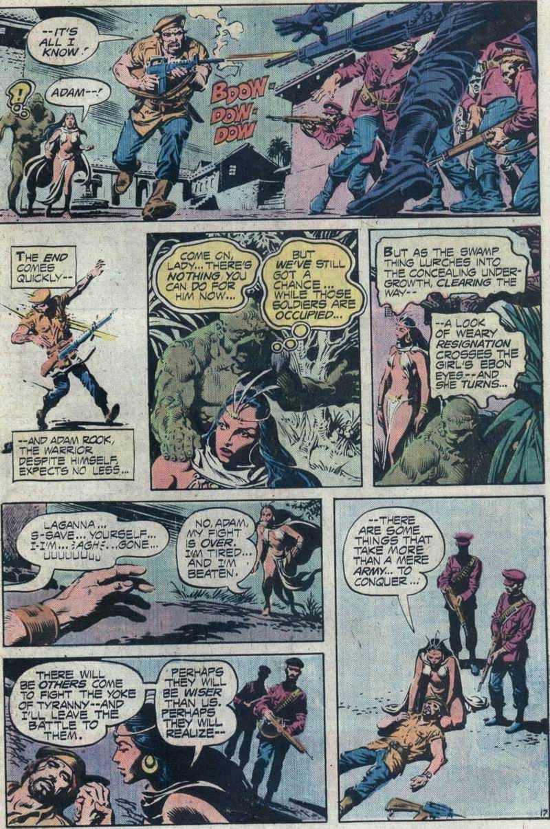 Read online Swamp Thing (1972) comic -  Issue #16 - 18