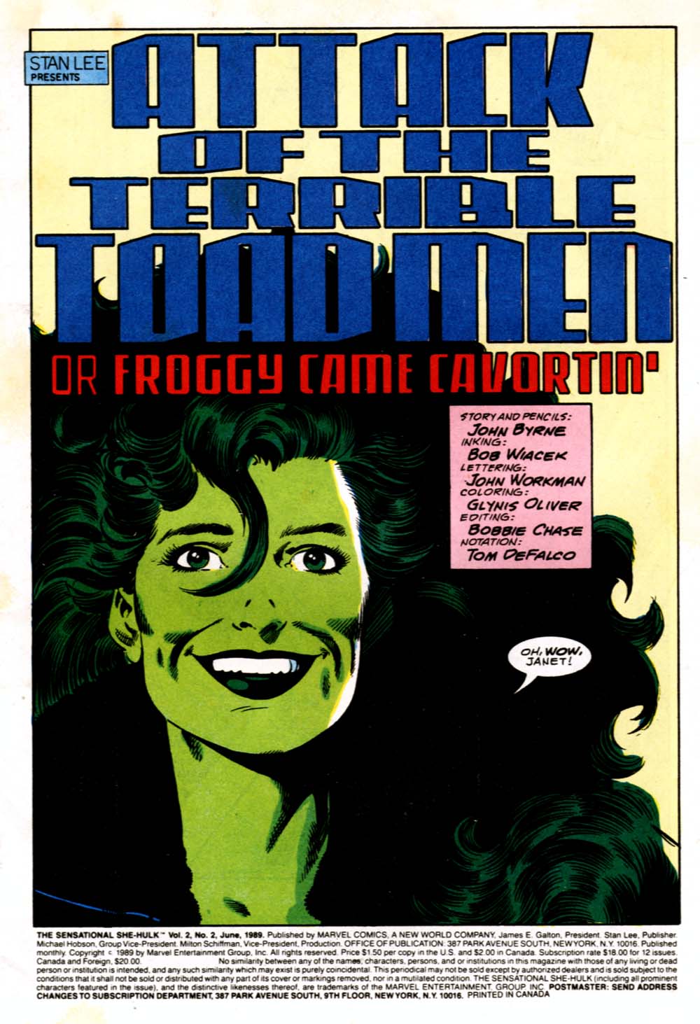 Read online The Sensational She-Hulk comic -  Issue #2 - 2