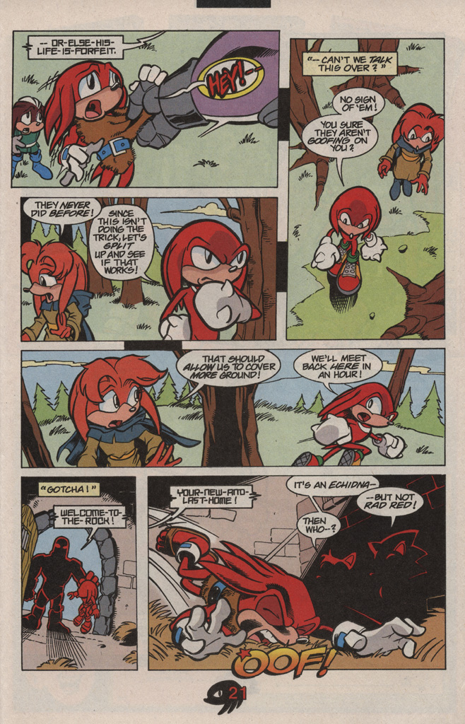 Read online Knuckles the Echidna comic -  Issue #11 - 29