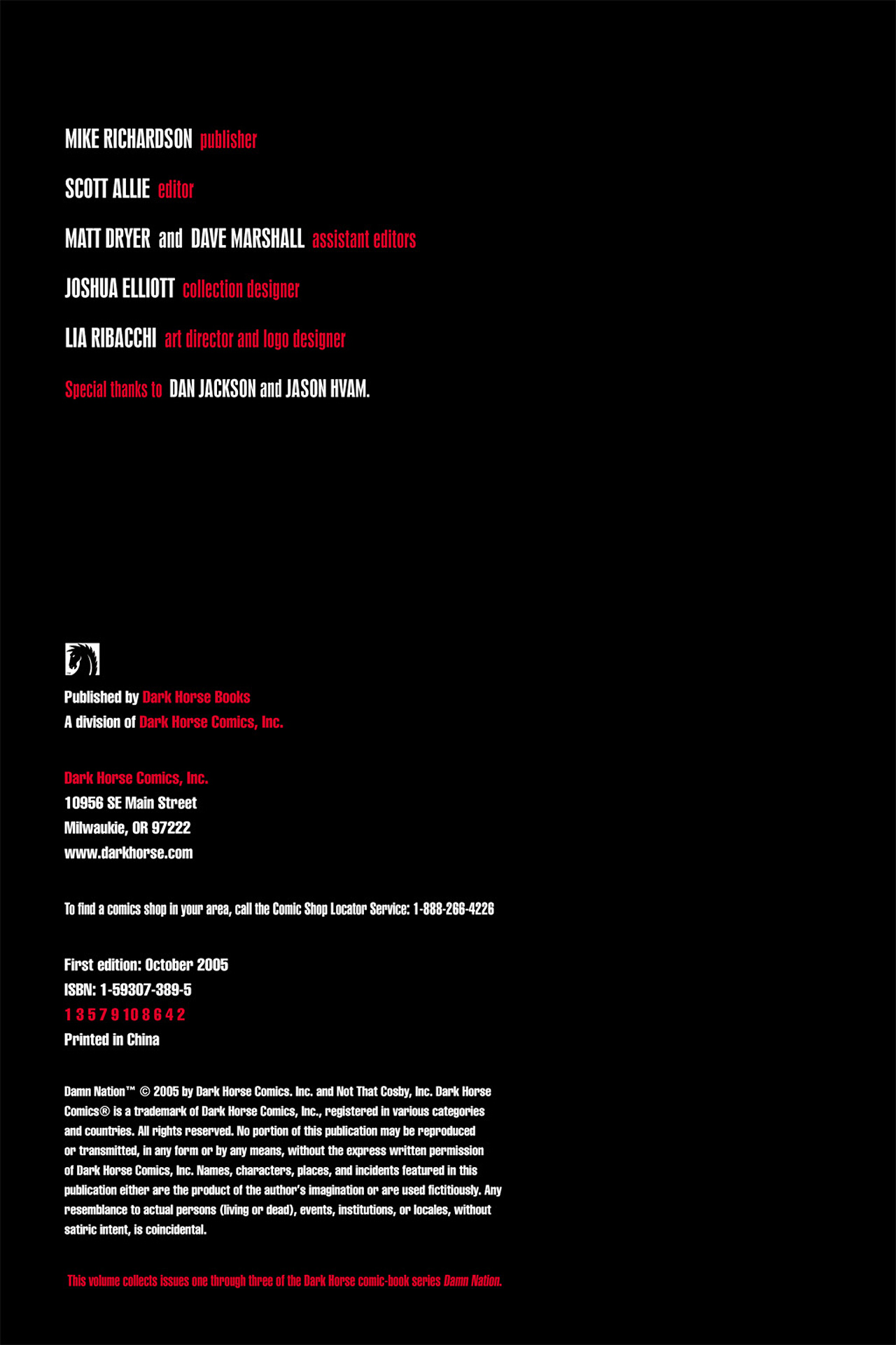 Read online Damn Nation comic -  Issue # _TPB - 4