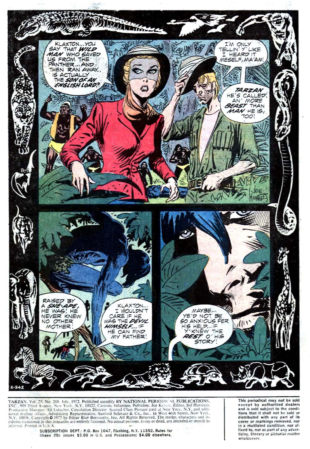 Read online Tarzan (1972) comic -  Issue #210 - 2