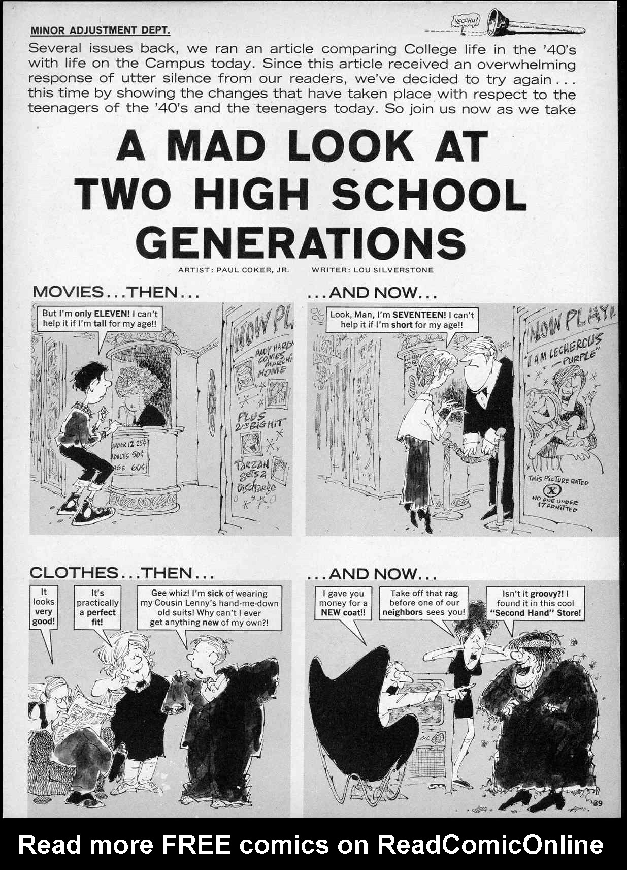 Read online MAD comic -  Issue #139 - 41