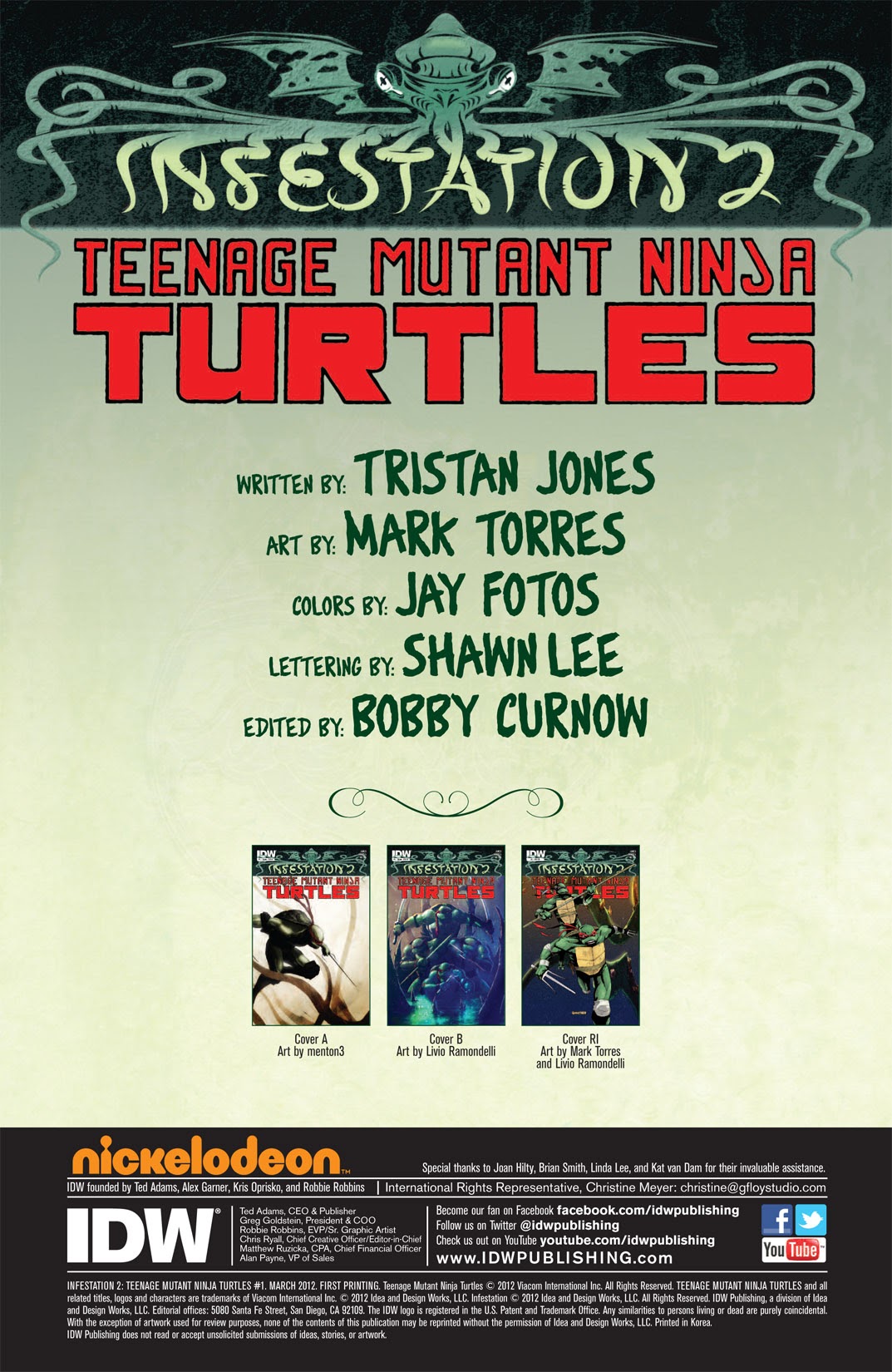 Read online Infestation 2: Teenage Mutant Ninja Turtles comic -  Issue #1 - 4