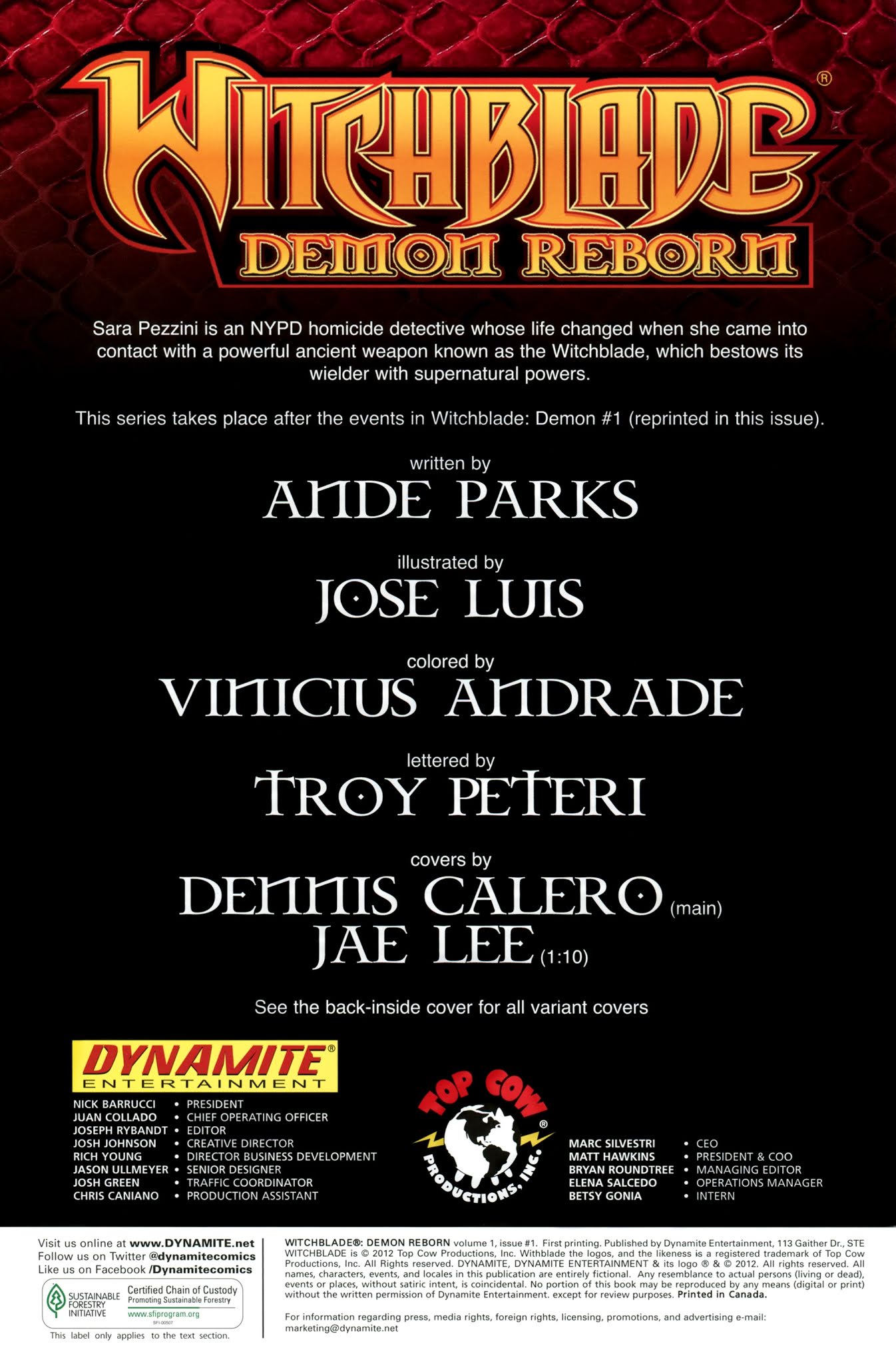 Read online Witchblade: Demon Reborn comic -  Issue #1 - 3