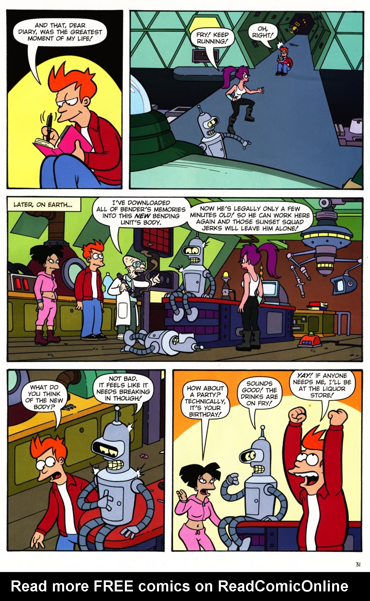 Read online Futurama Comics comic -  Issue #39 - 26
