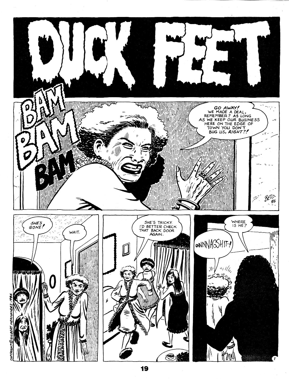 Read online Love and Rockets (1982) comic -  Issue #17 - 21