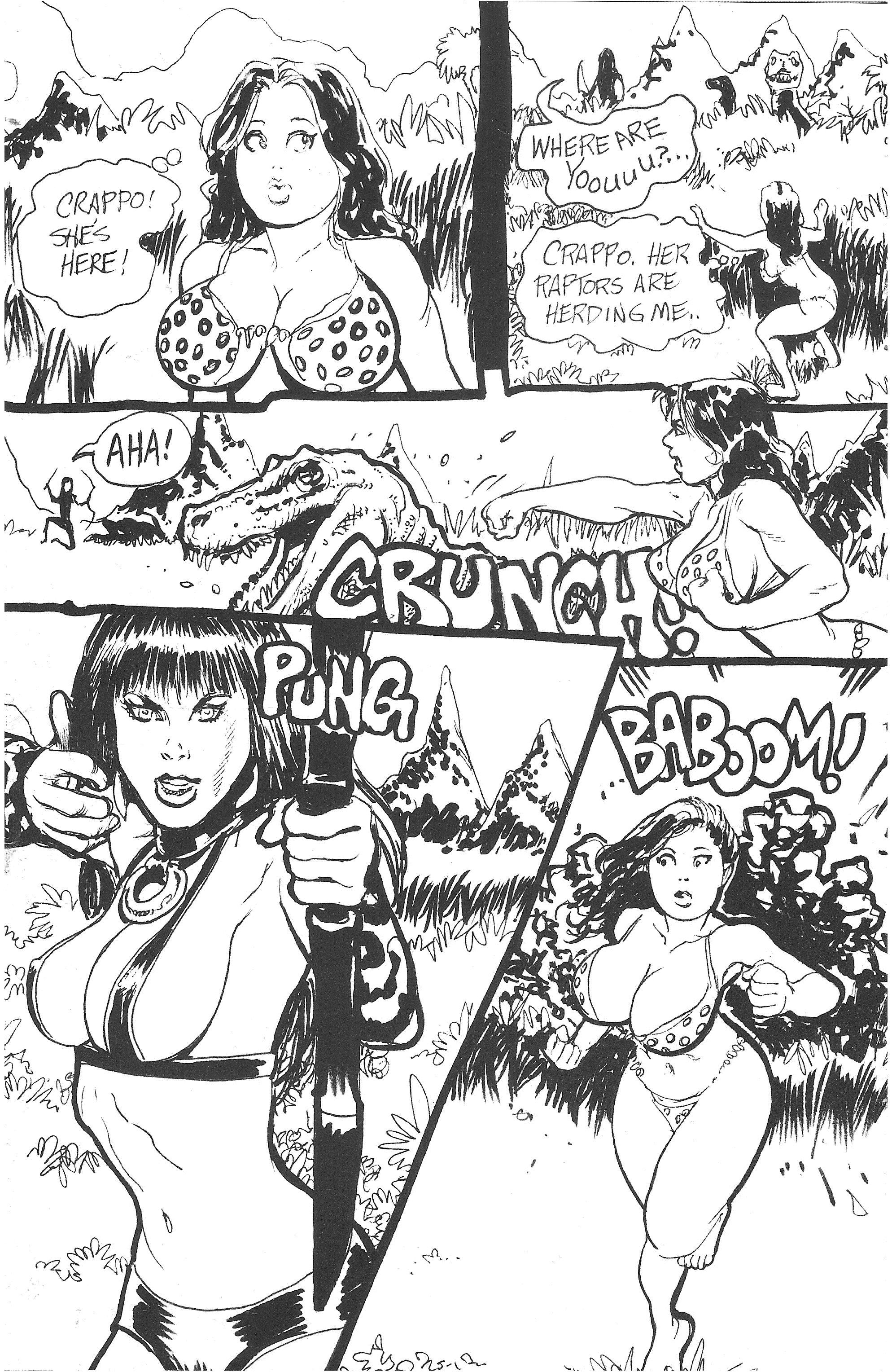 Read online Cavewoman: Raptorella comic -  Issue #1 - 30