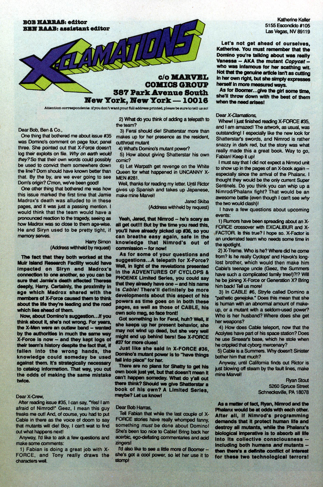 Read online X-Force (1991) comic -  Issue #38 - 45