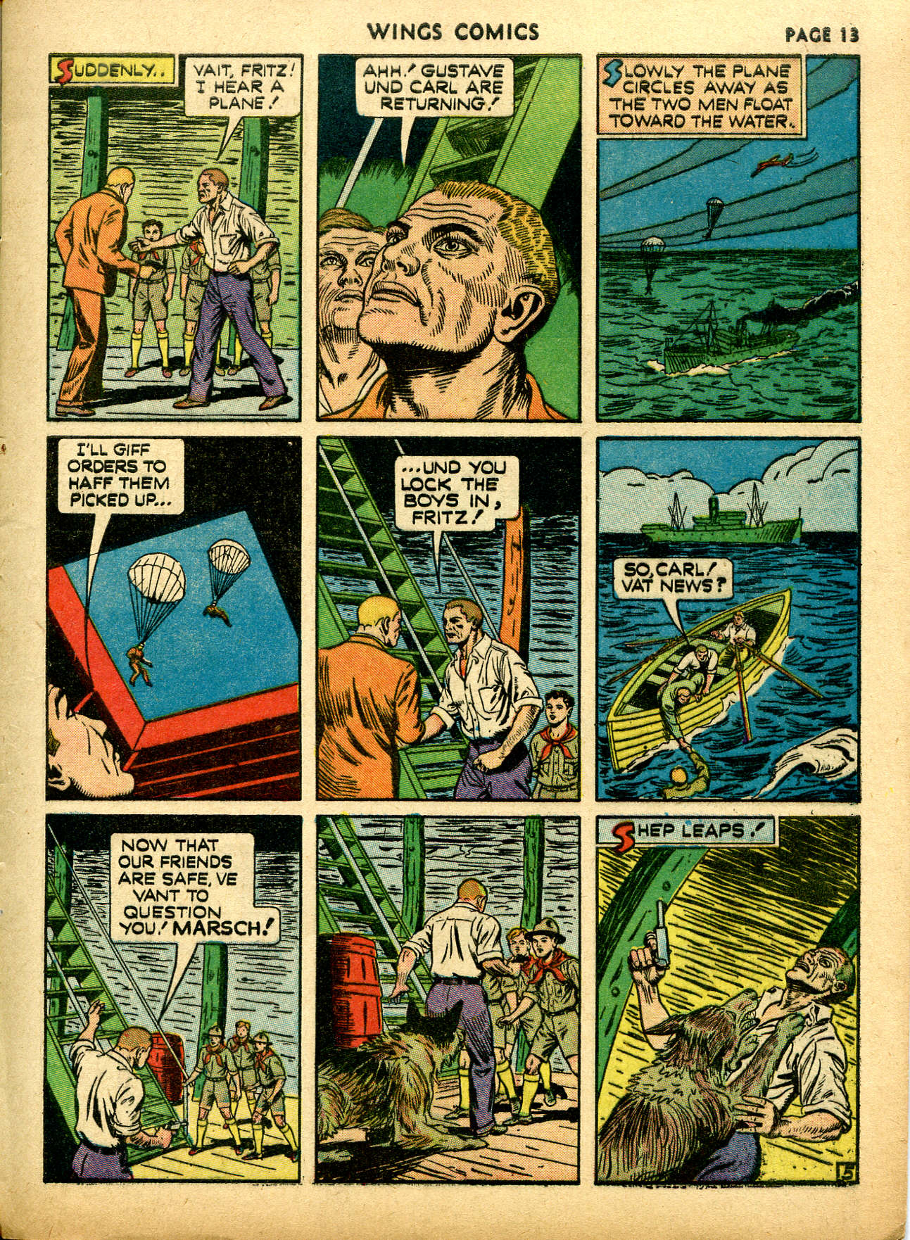 Read online Wings Comics comic -  Issue #12 - 15