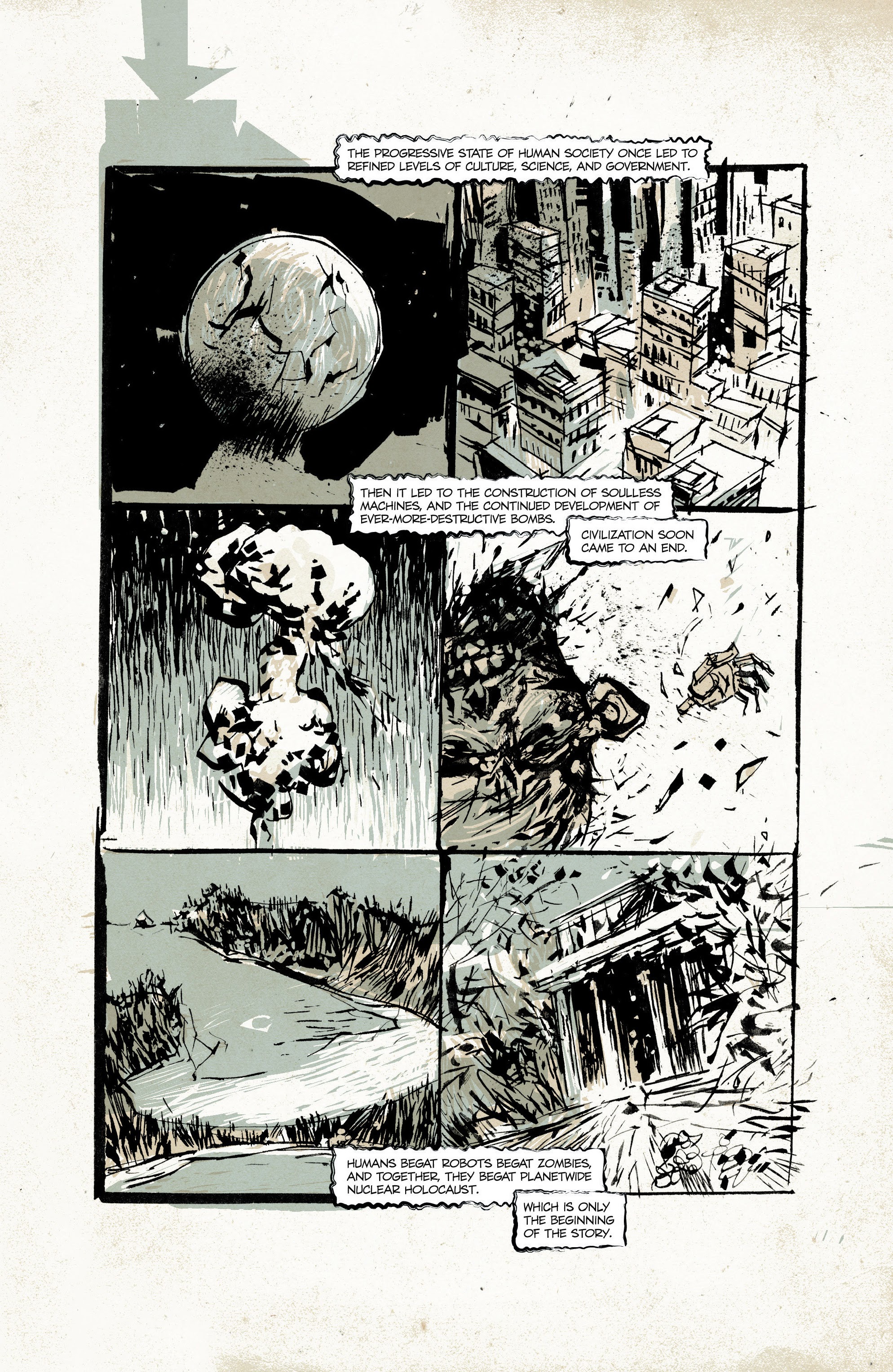 Read online ZVRC: Zombies Vs. Robots Classic comic -  Issue #3 - 4