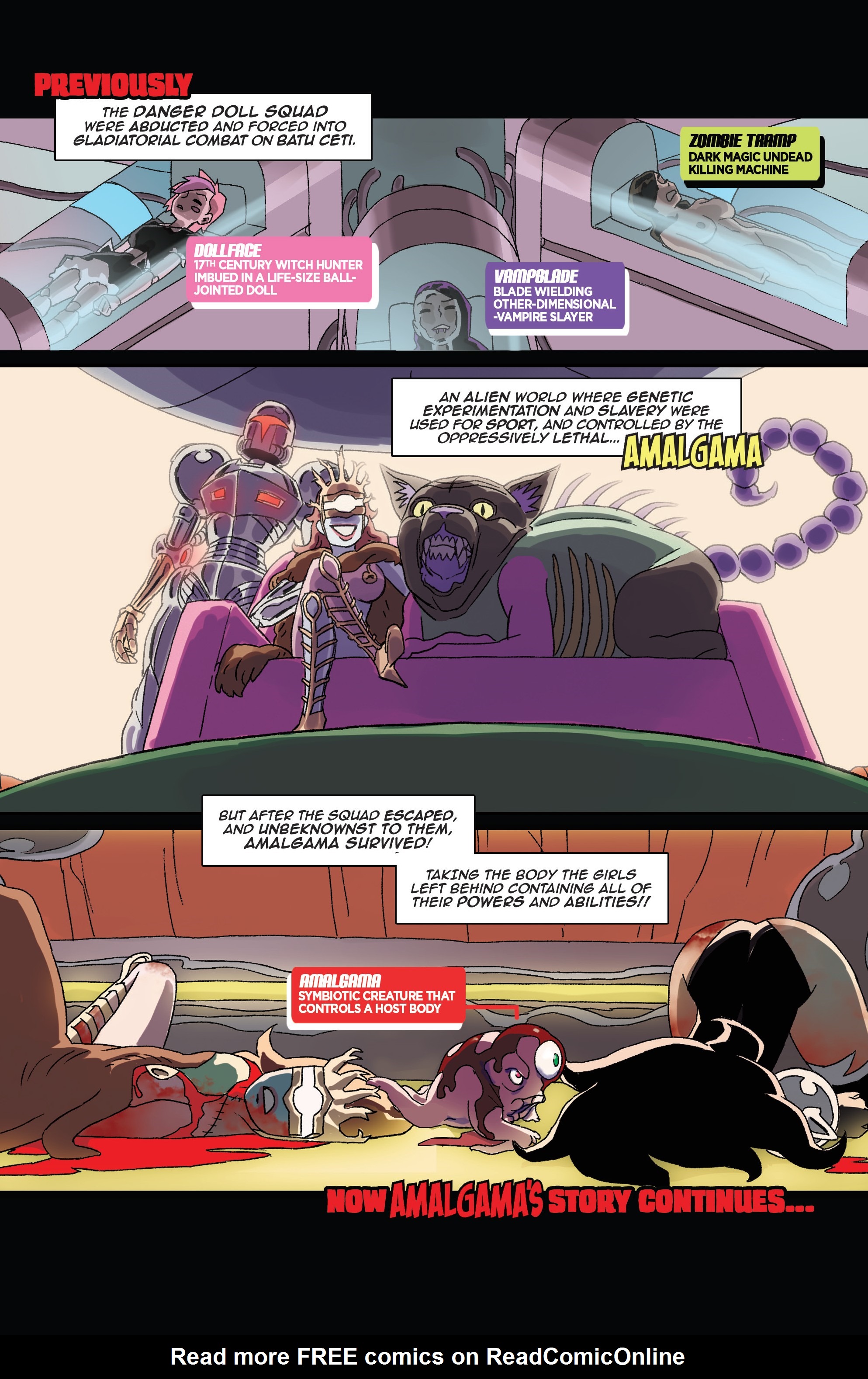 Read online Danger Doll Squad Presents Amalgama Lives comic -  Issue #1 - 2