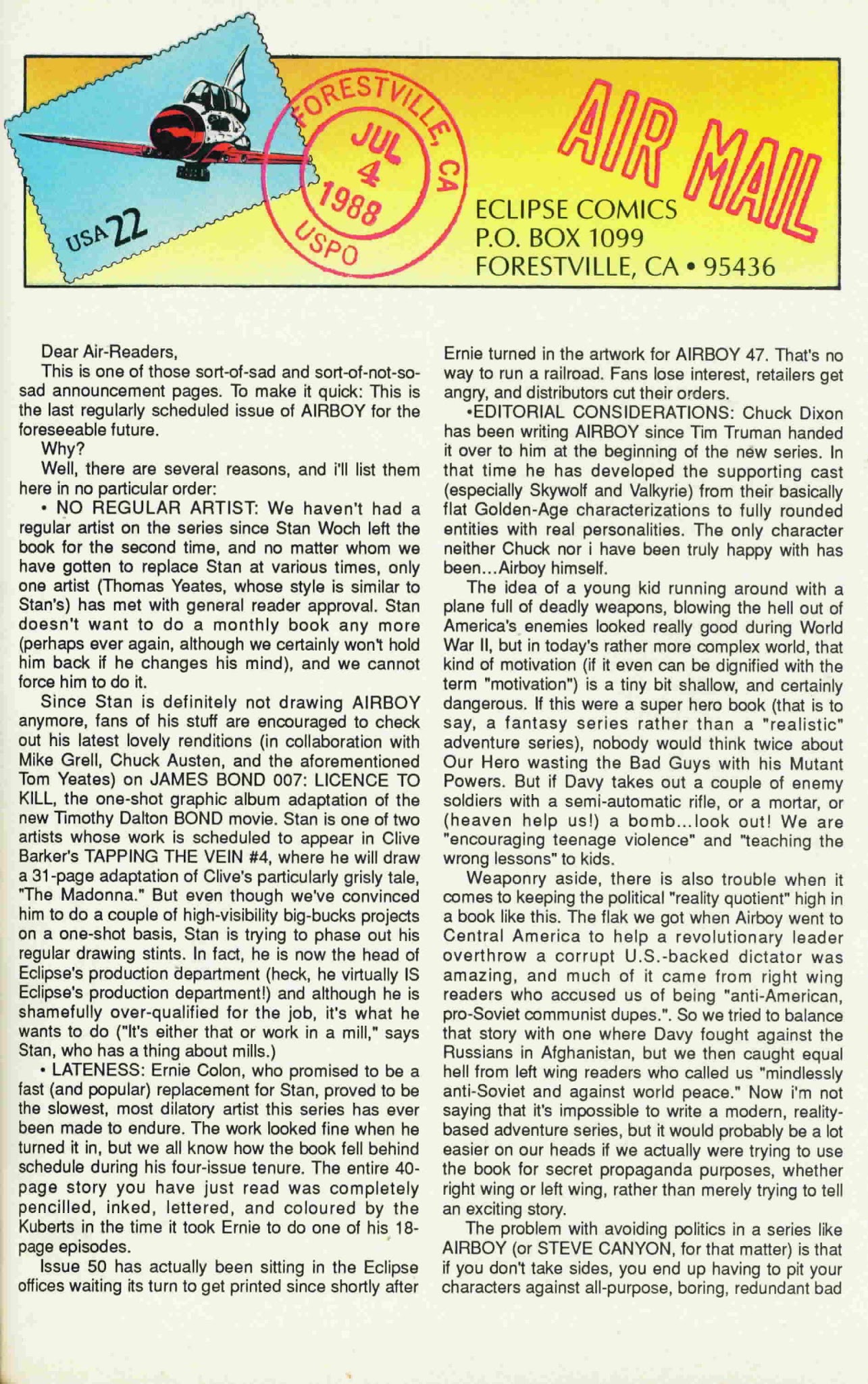 Read online Airboy (1986) comic -  Issue #50 - 48