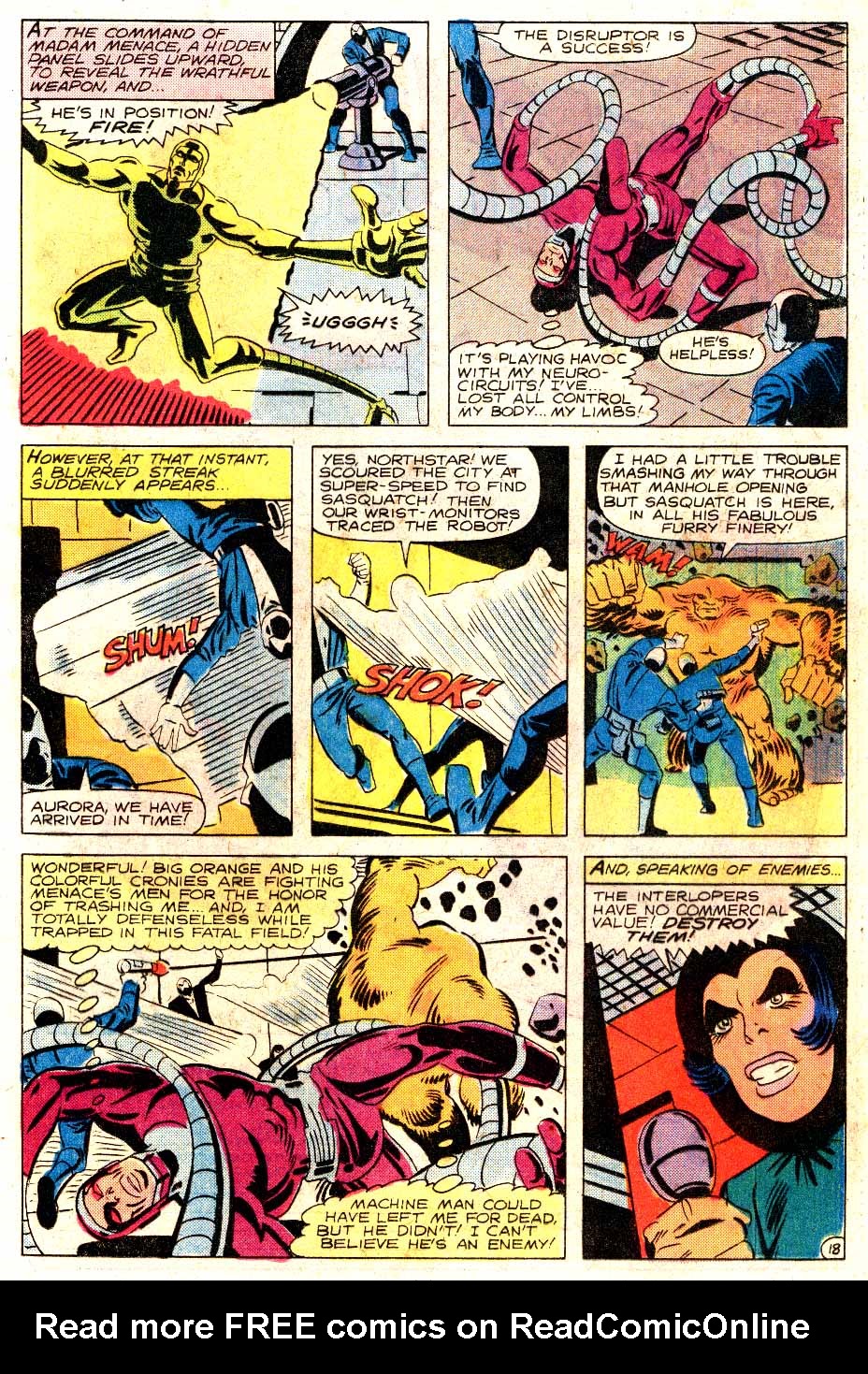 Read online Machine Man (1978) comic -  Issue #18 - 19