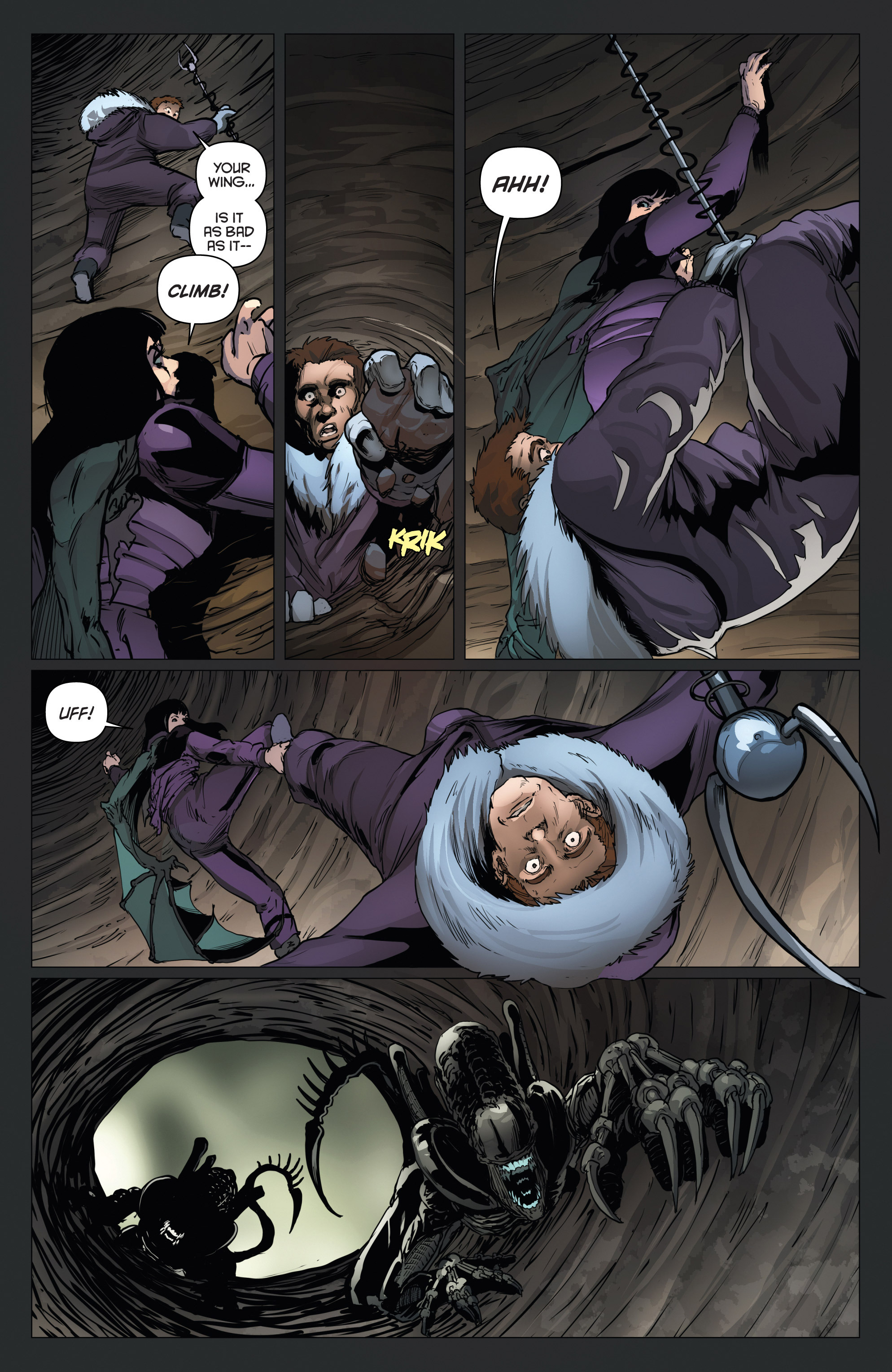 Read online Aliens/Vampirella comic -  Issue #4 - 10