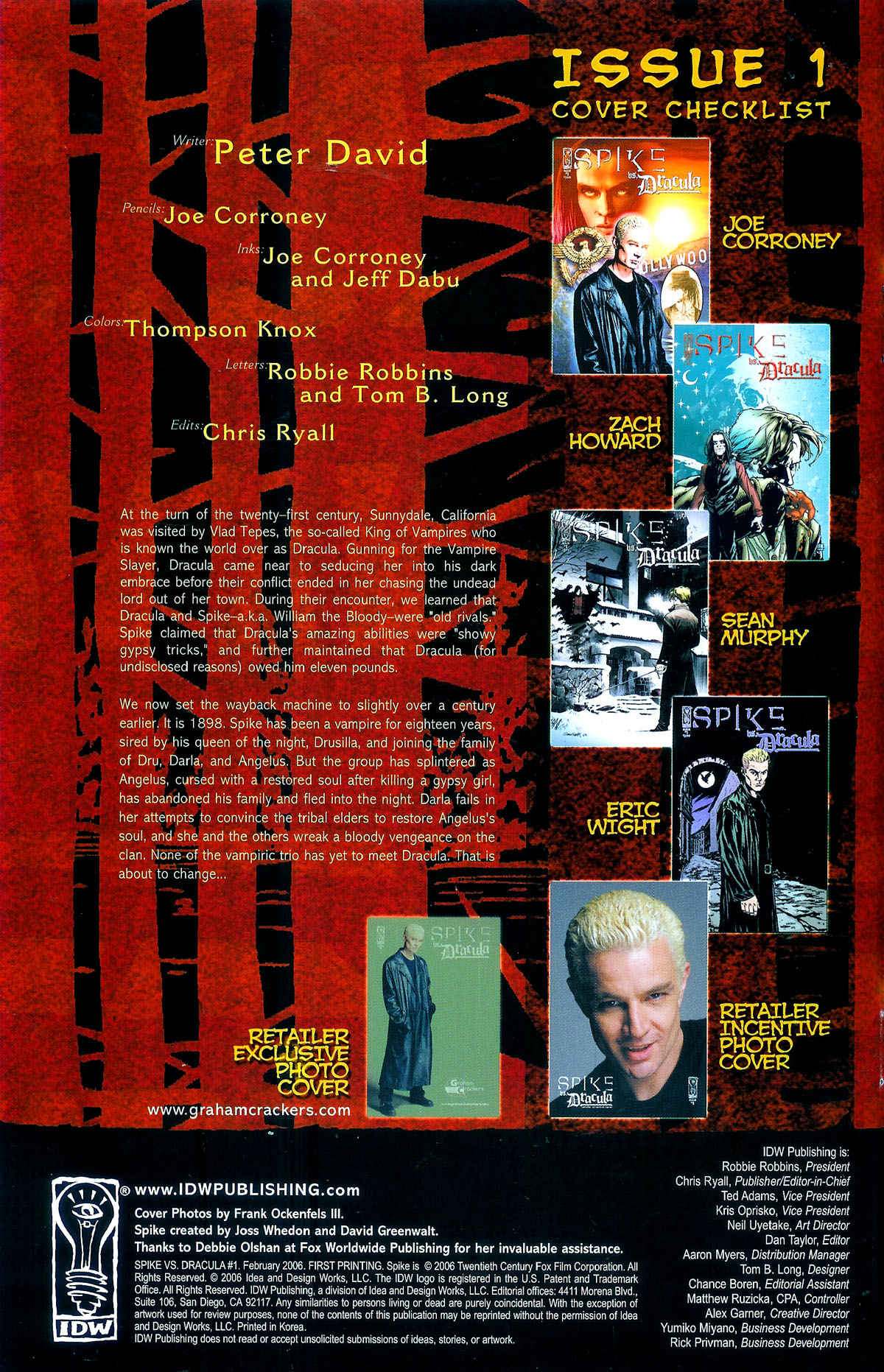 Read online Spike vs. Dracula comic -  Issue #1 - 2