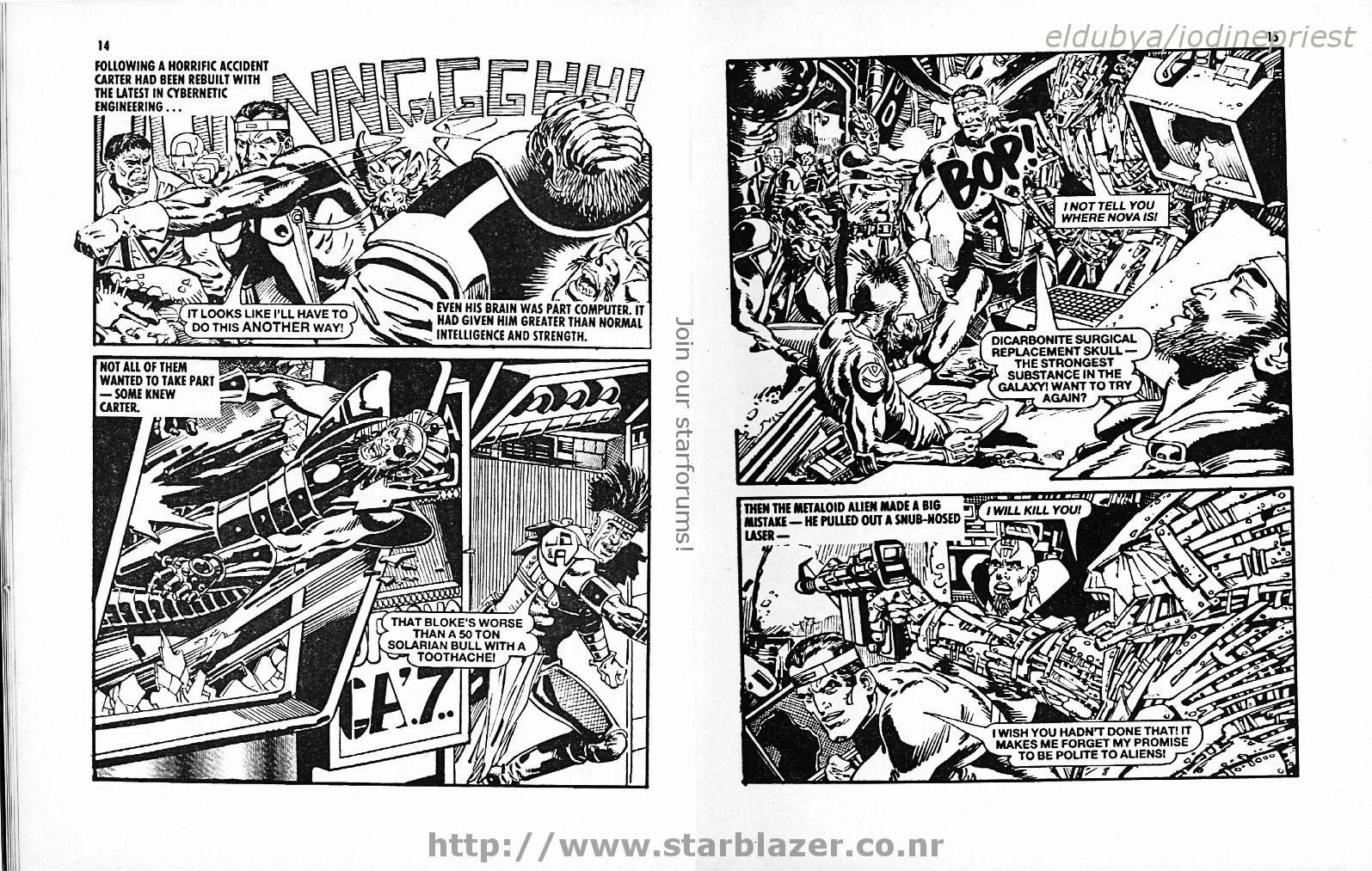 Read online Starblazer comic -  Issue #215 - 9